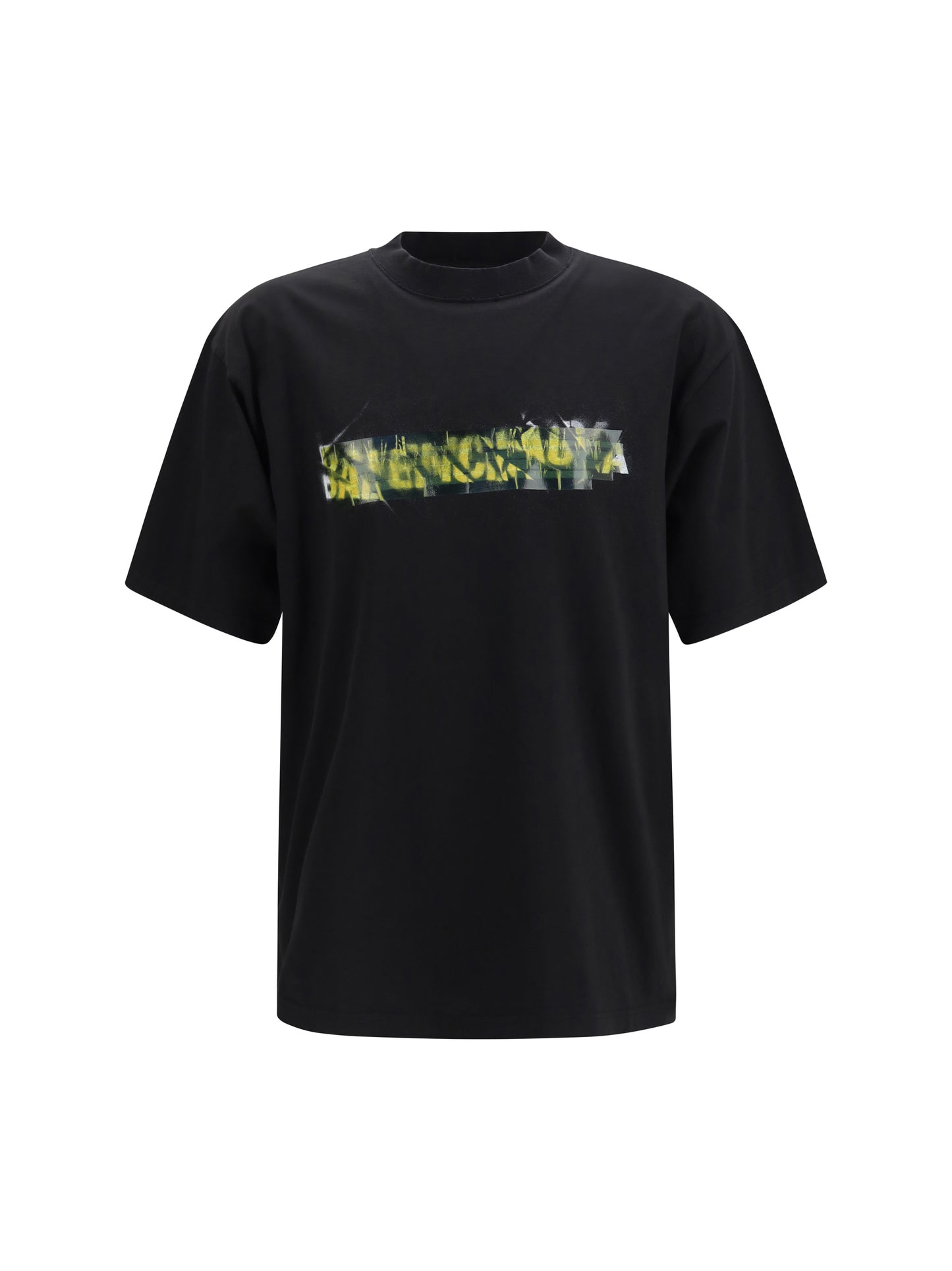 Balenciaga Men Messy Spray T-Shirt In Cotton BALENCIAGA