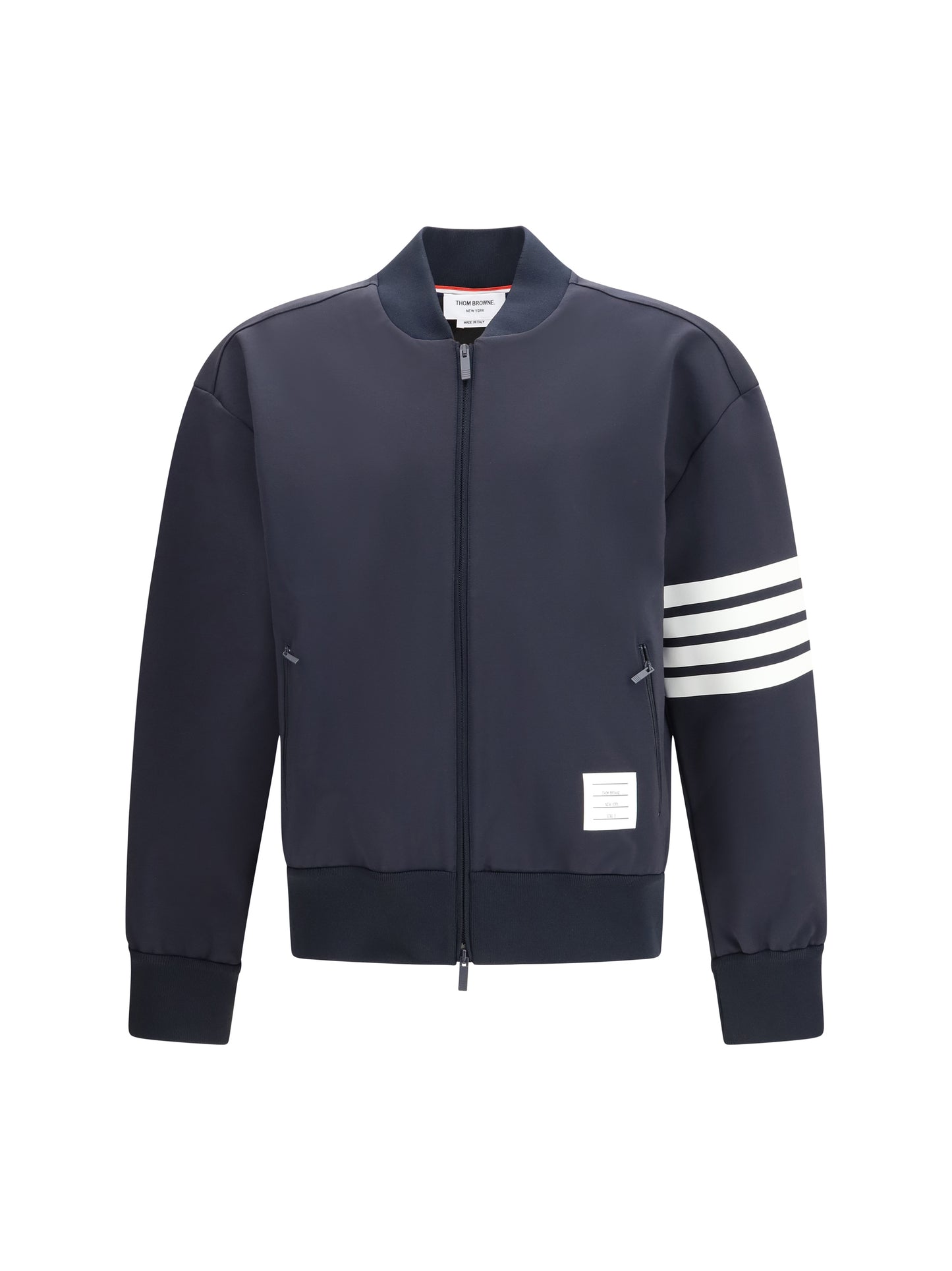 Thom Browne Men Zipped Bomber Jacket THOM BROWNE