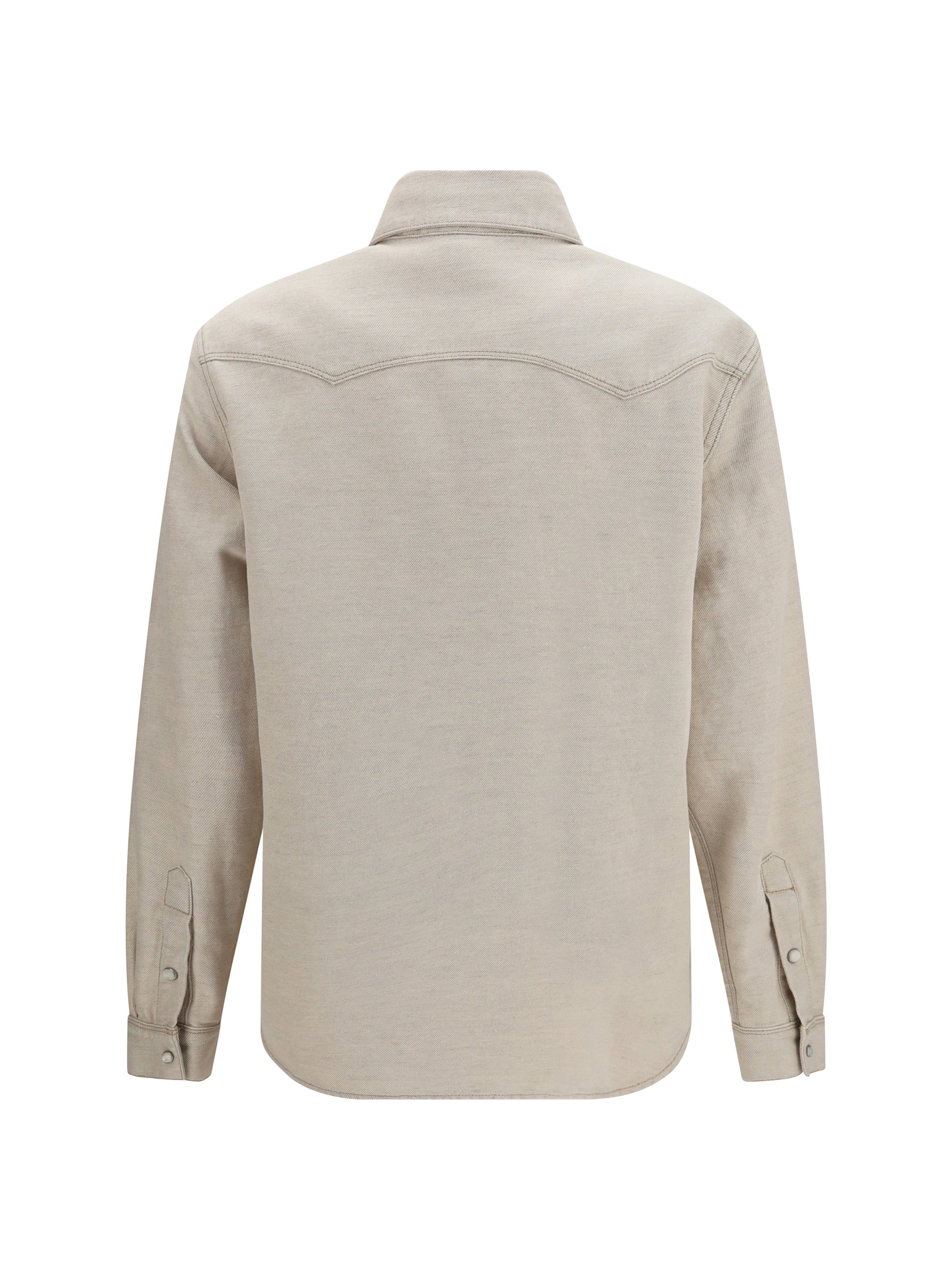 Fendi Women Selleria Denim Western Shirt FENDI