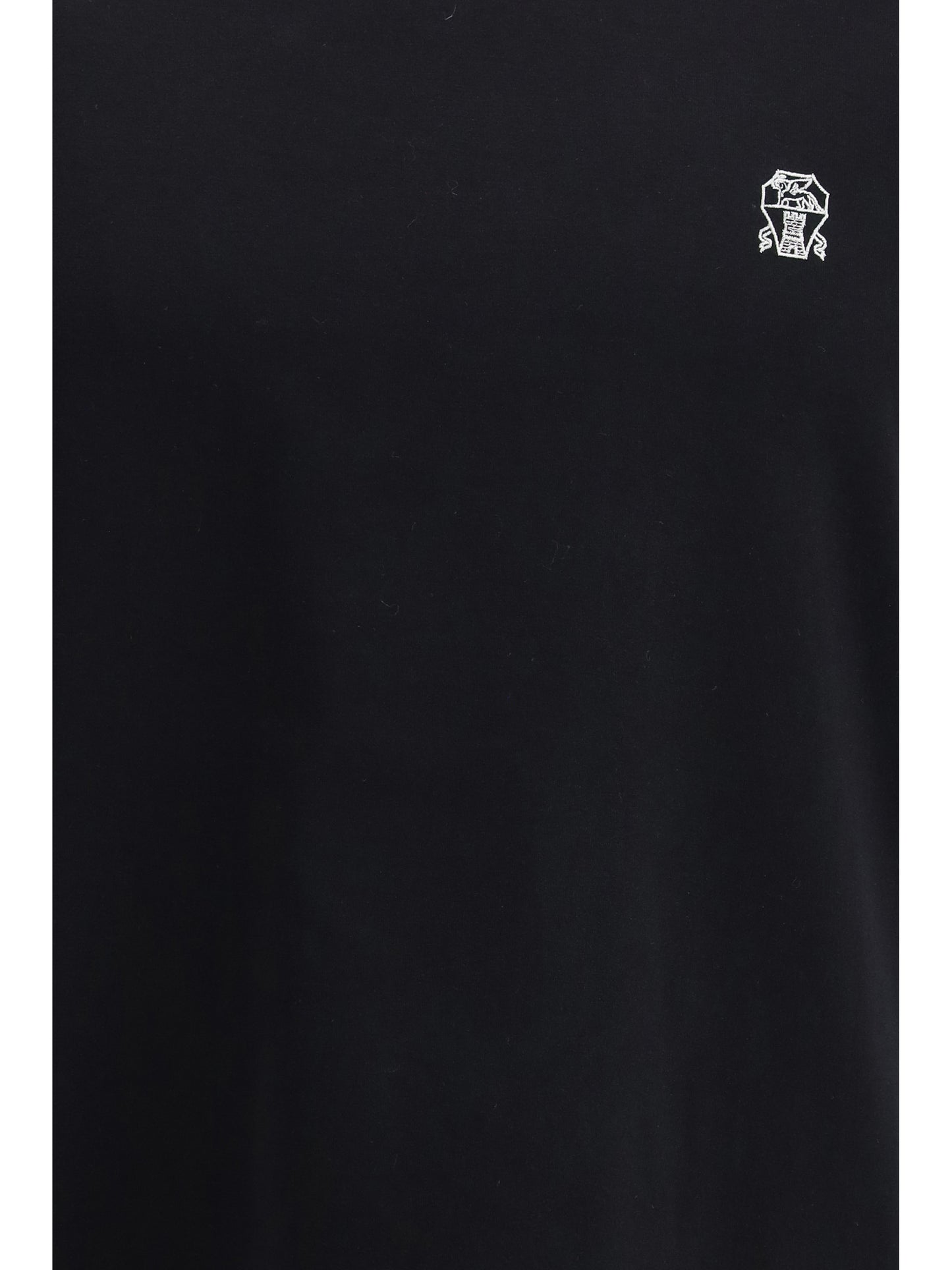 Brunello Cucinelli Men T-Shirt In Cotton With A Logo BRUNELLO CUCINELLI