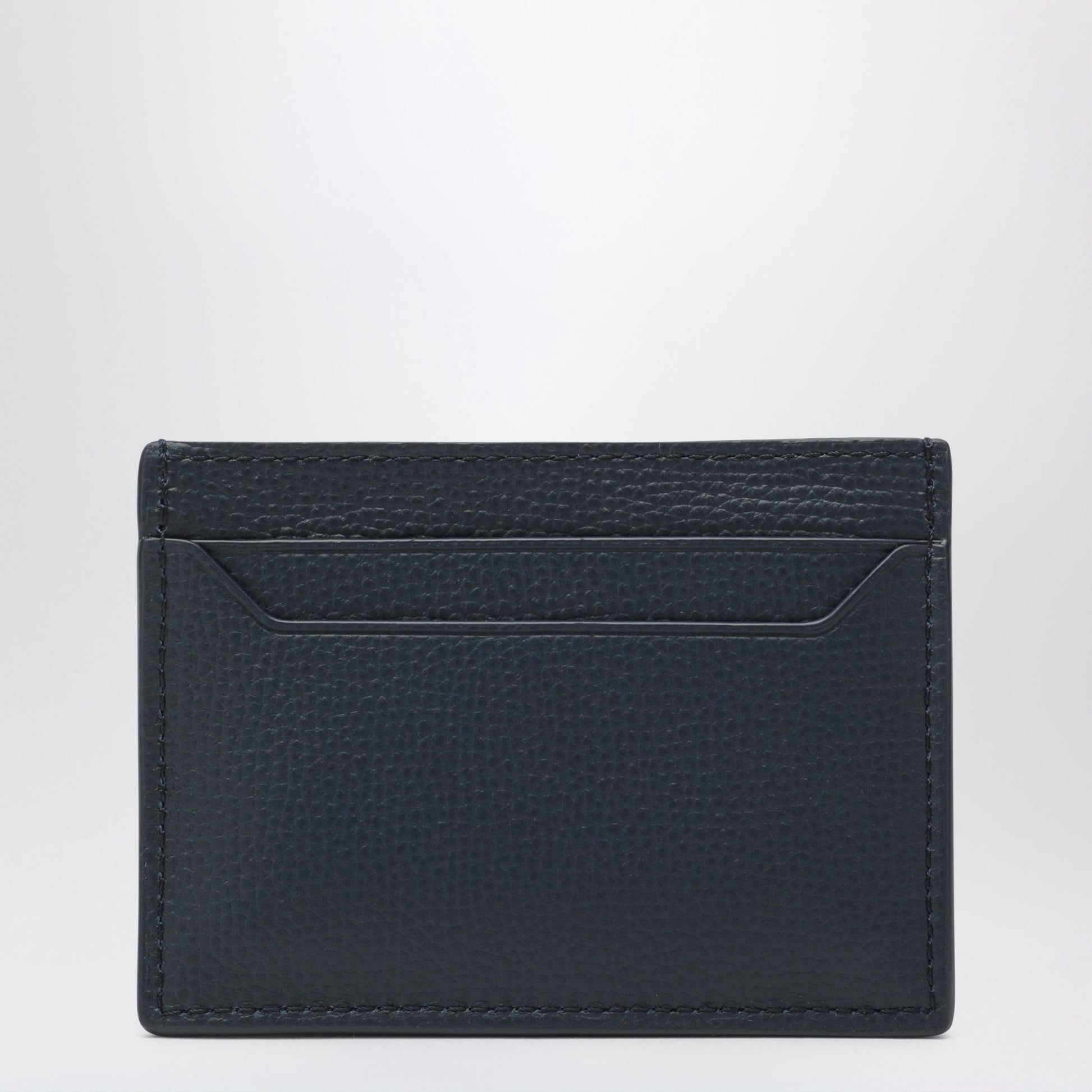 Loewe Navy Blue Leather Anagram Card Holder Women LOEWE