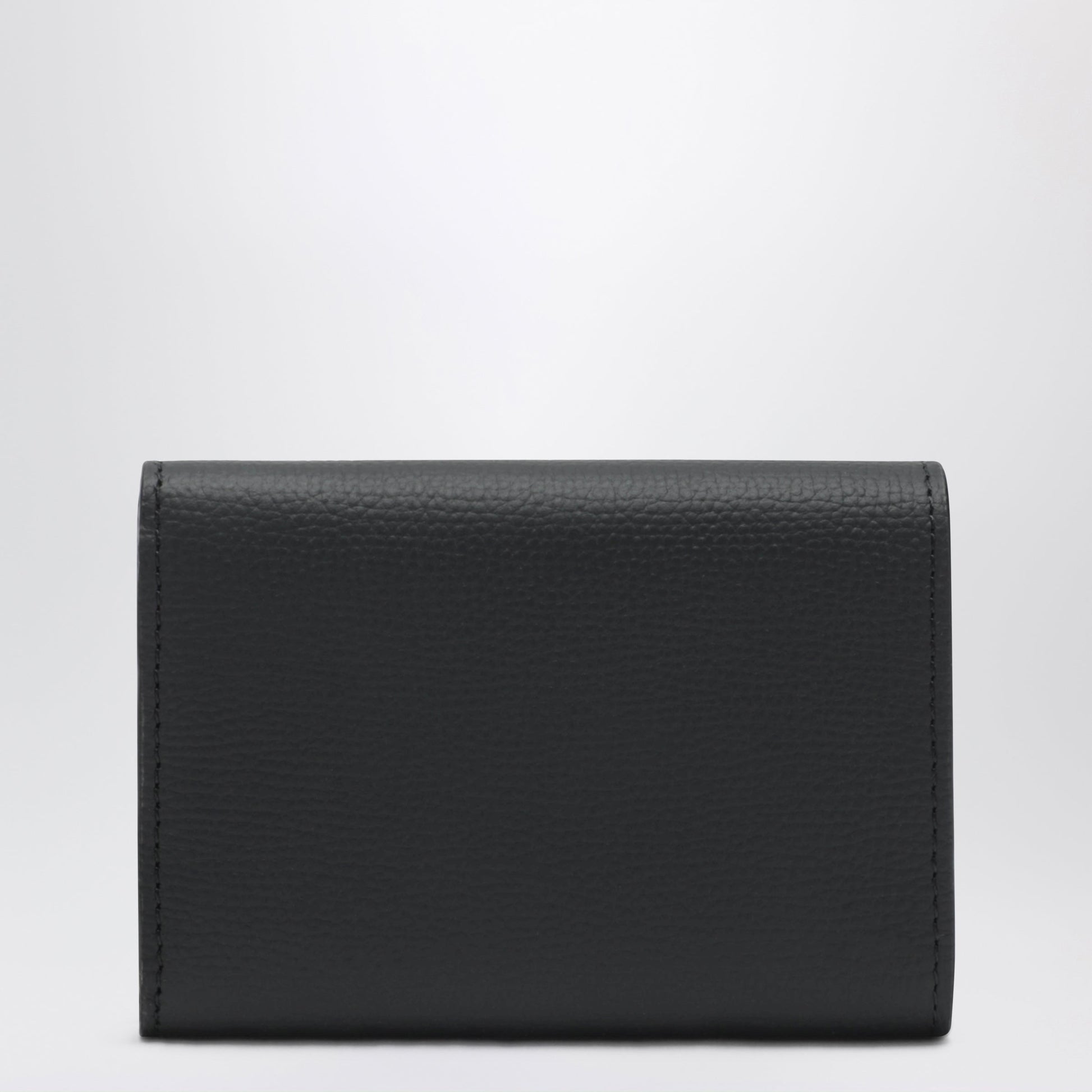 Loewe Small Black Anagram Wallet In Embossed Leather Women LOEWE