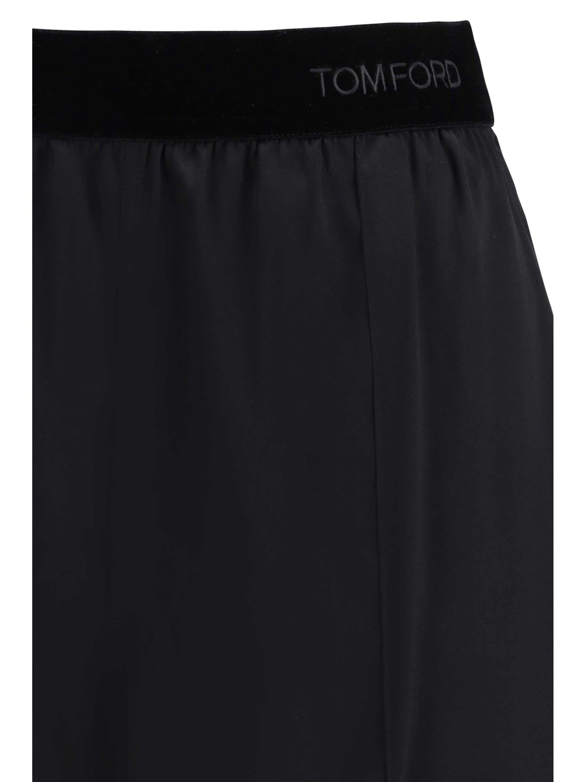 Tom Ford Women Stretch Silk Satin Pants TOM FORD