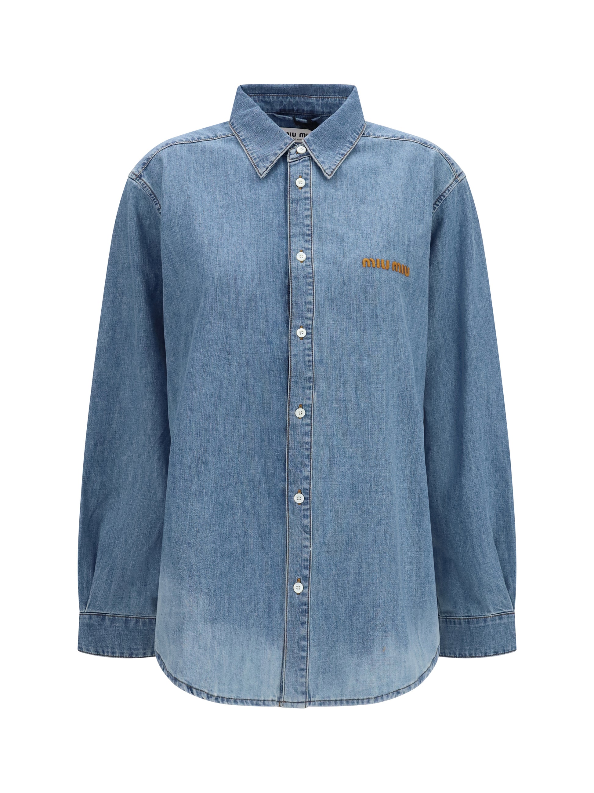 Miu Miu Women Chambray Shirt MIU MIU