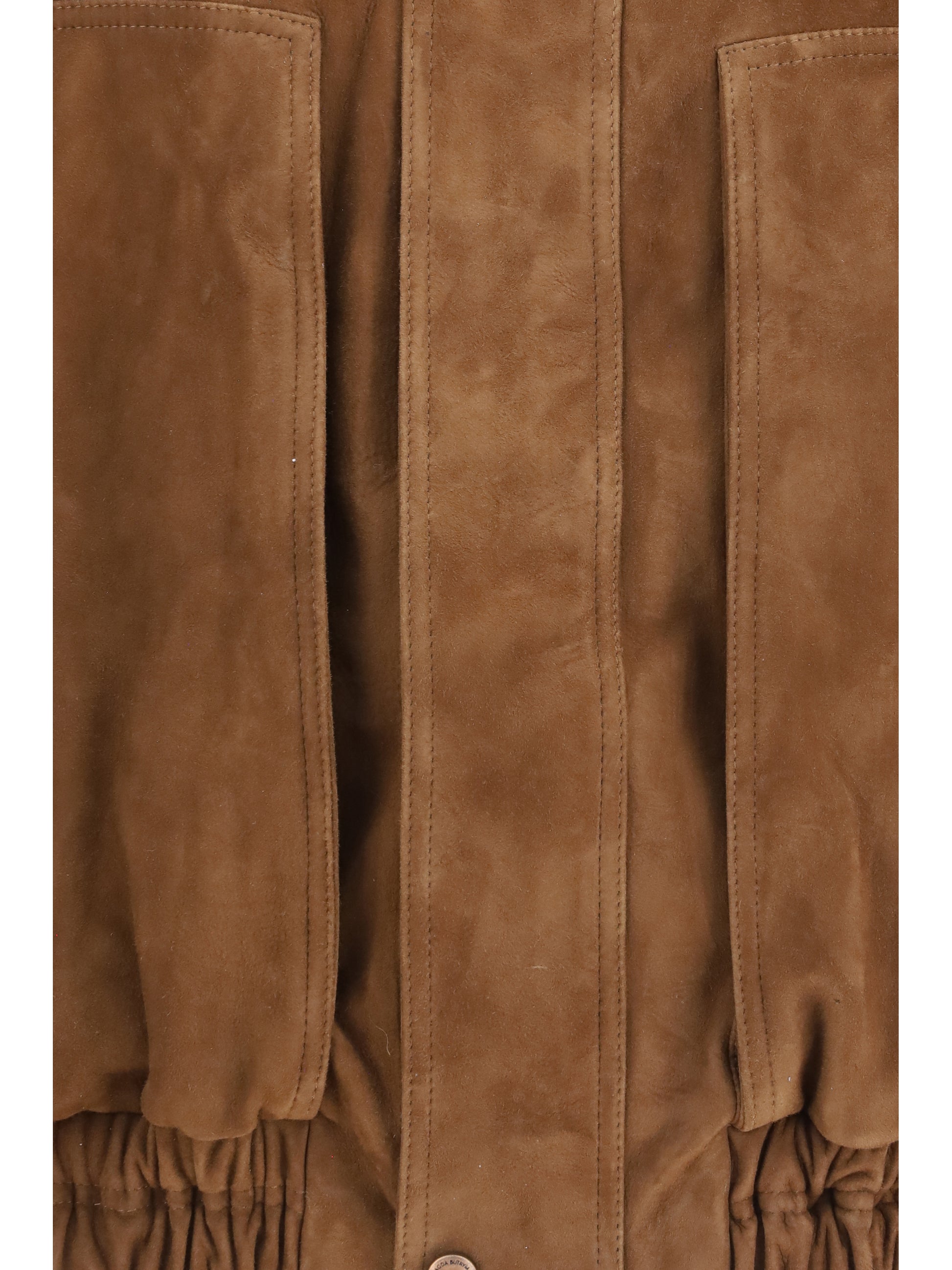 Magda Butrym Women Suede Bomber Jacket MAGDA BUTRYM