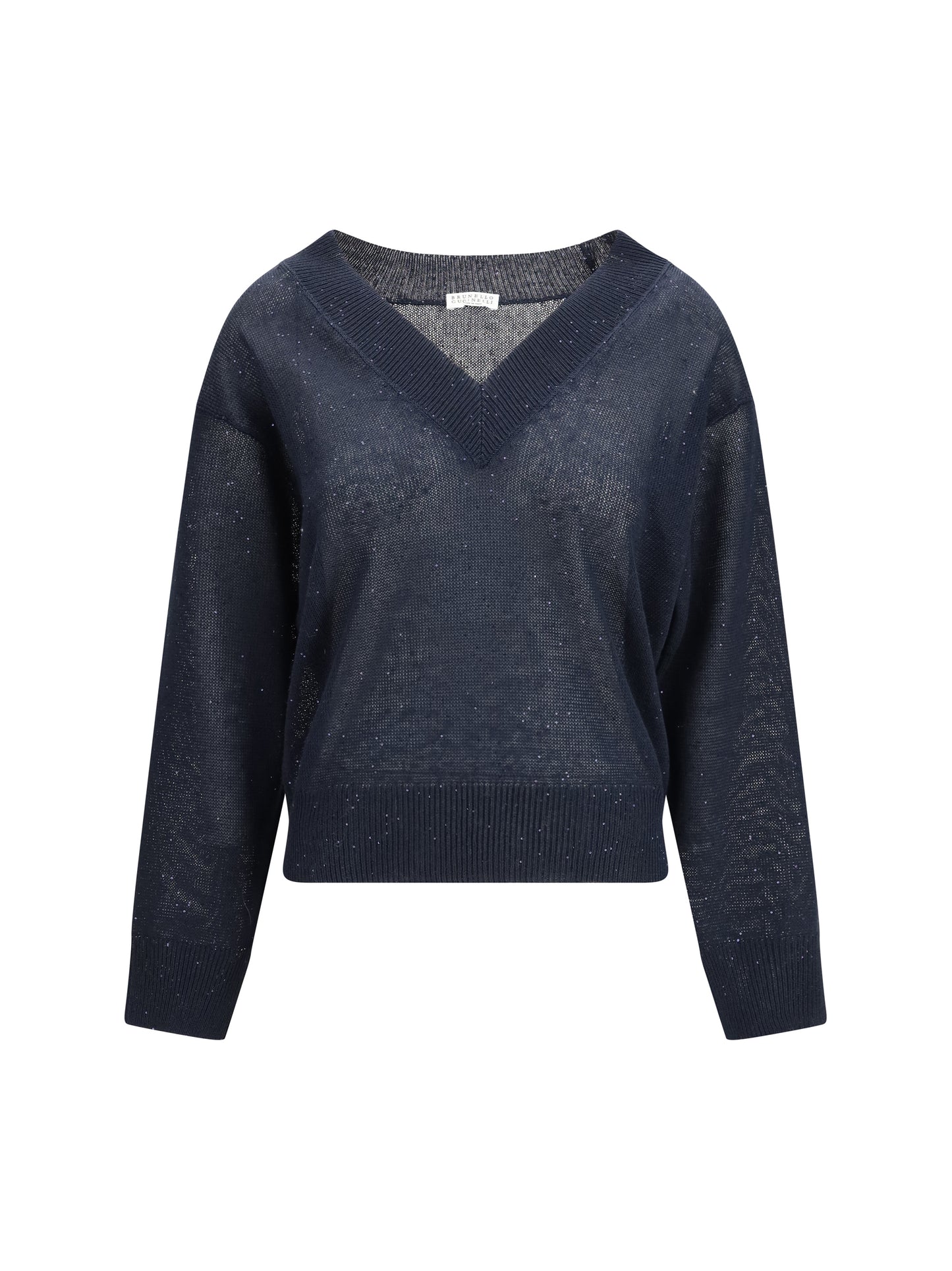Brunello Cucinelli Women Sparkling Linen Sweater BRUNELLO CUCINELLI