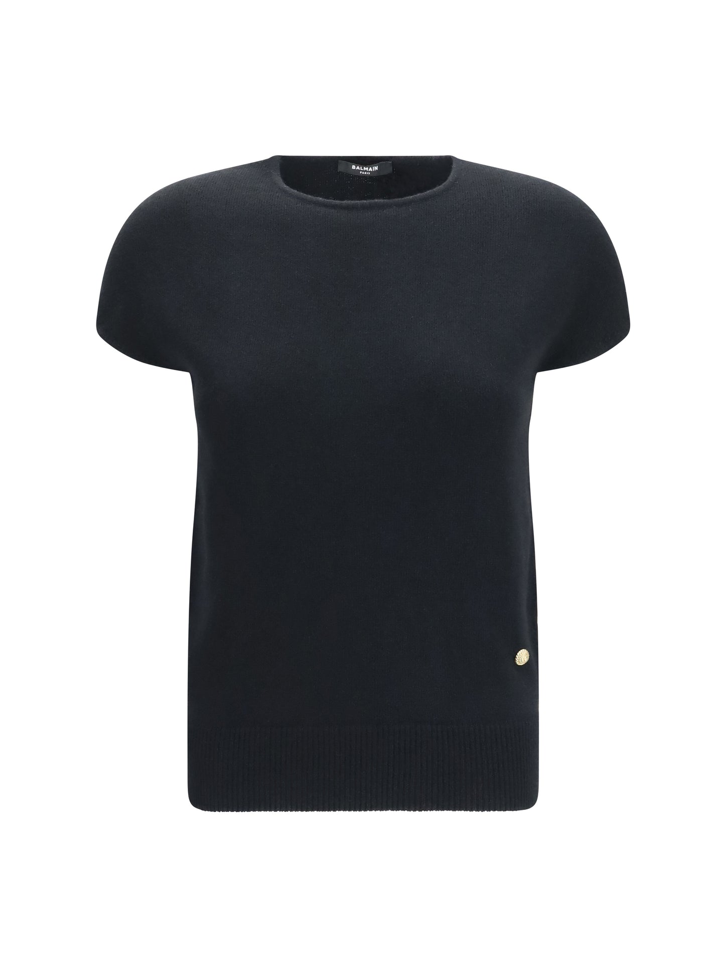 Balmain Women Sleeveless Wool And Cashmere Sweater BALMAIN