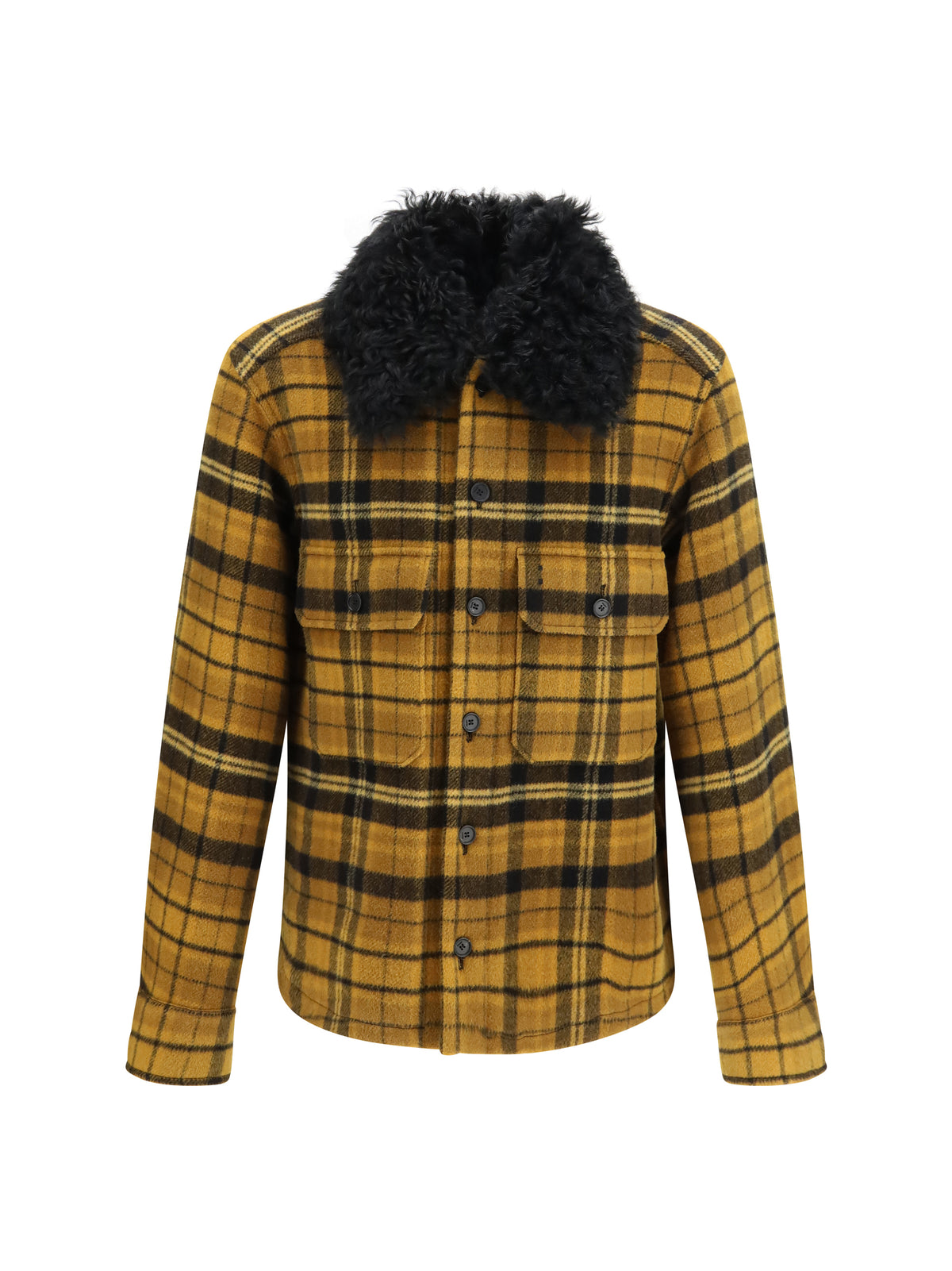 Fendi Men Check Wool Blouson Jacket FENDI