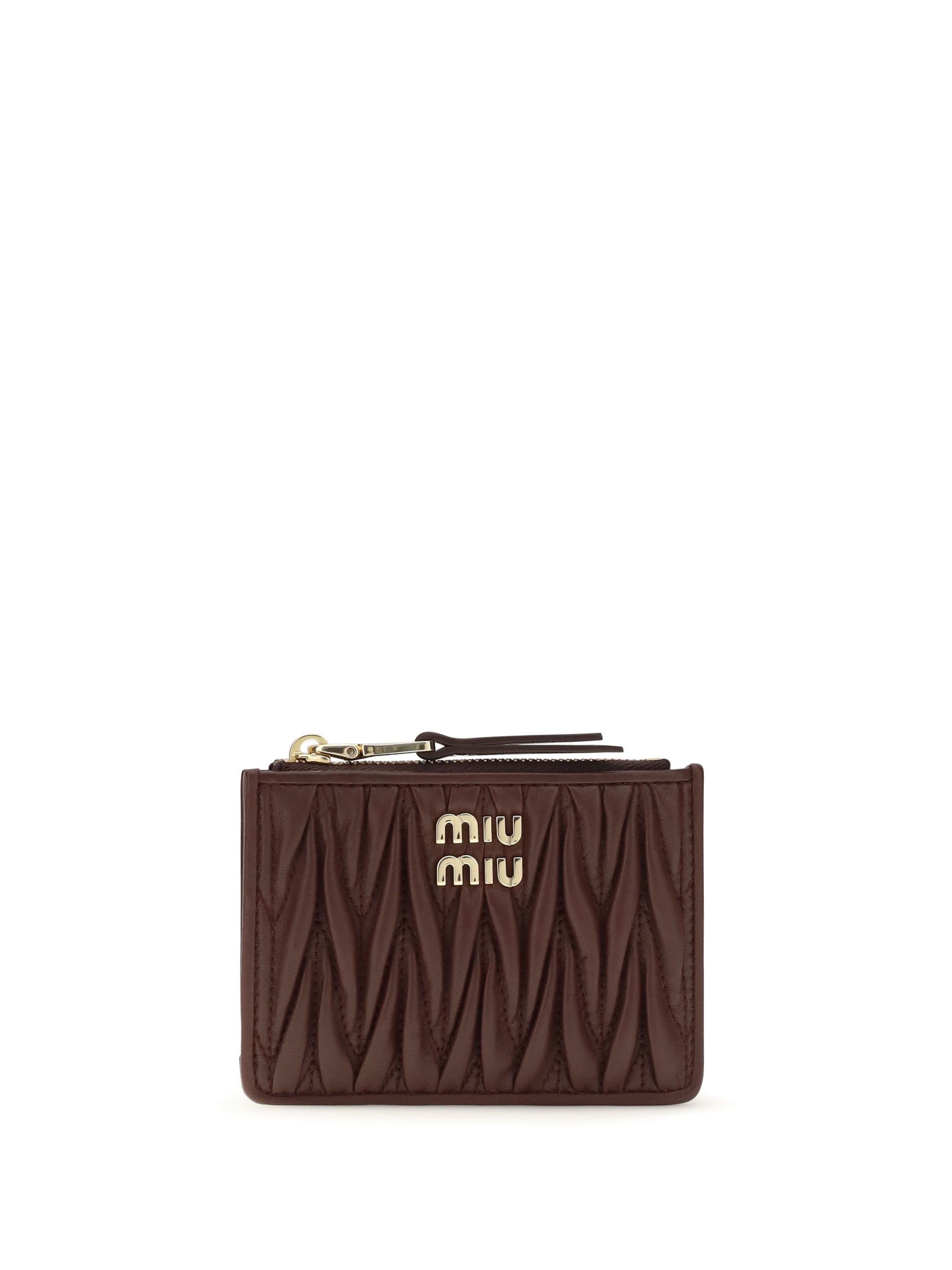 Miu Miu Women Leather Wallet With Logo MIU MIU