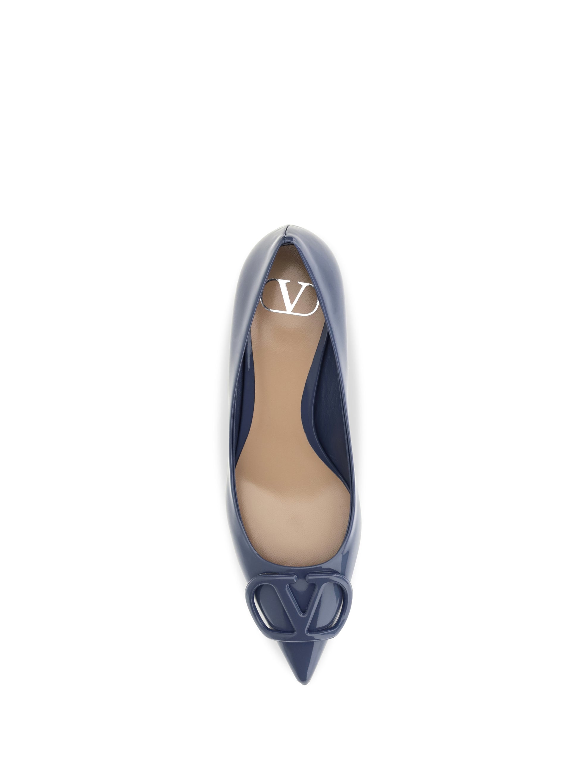 Valentino Garavani Women Vlogo Signature Patent Leather Pumps VALENTINO GARAVANI