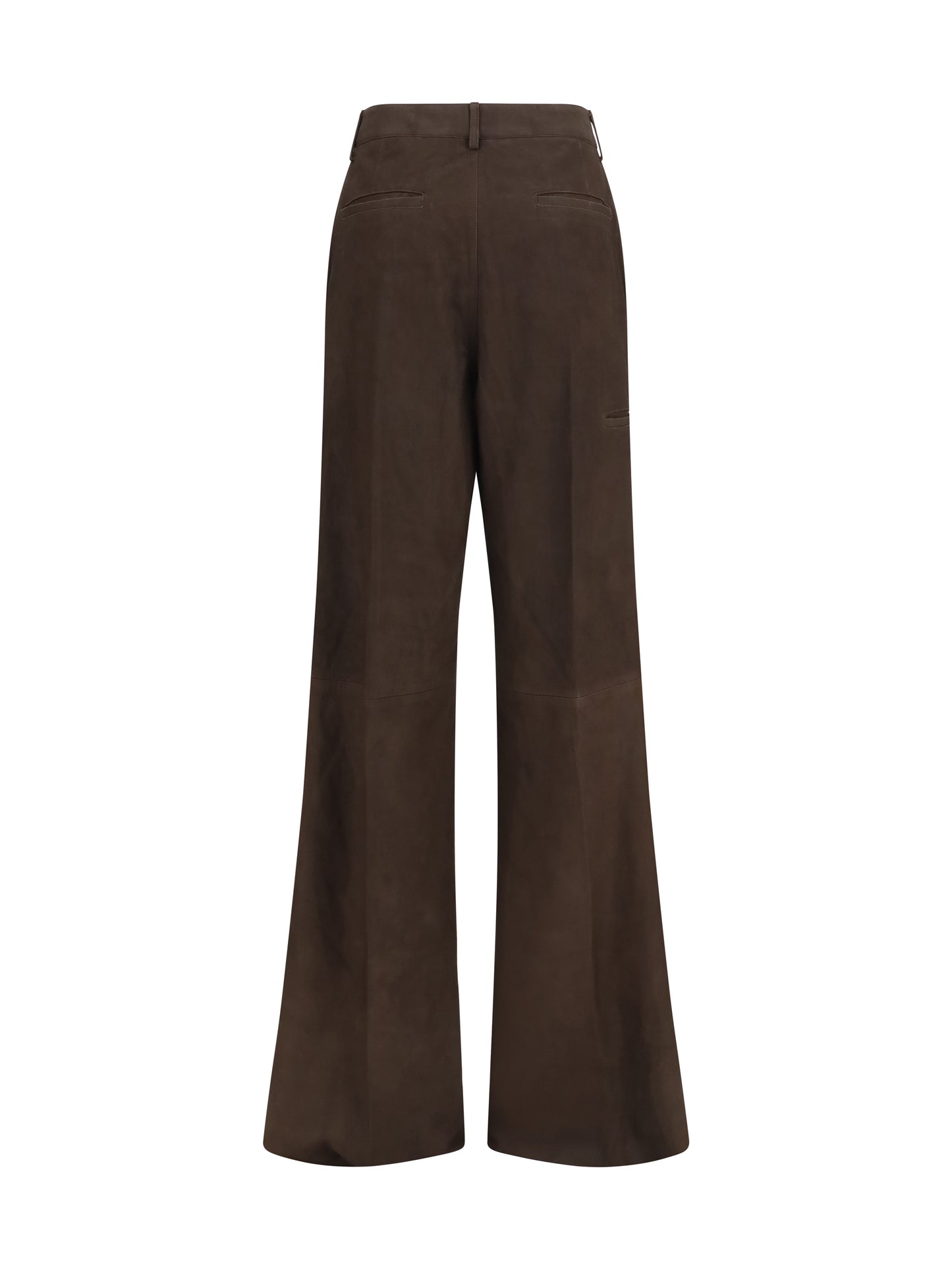 Rick Owens Women Wide-Leg Suede Pants