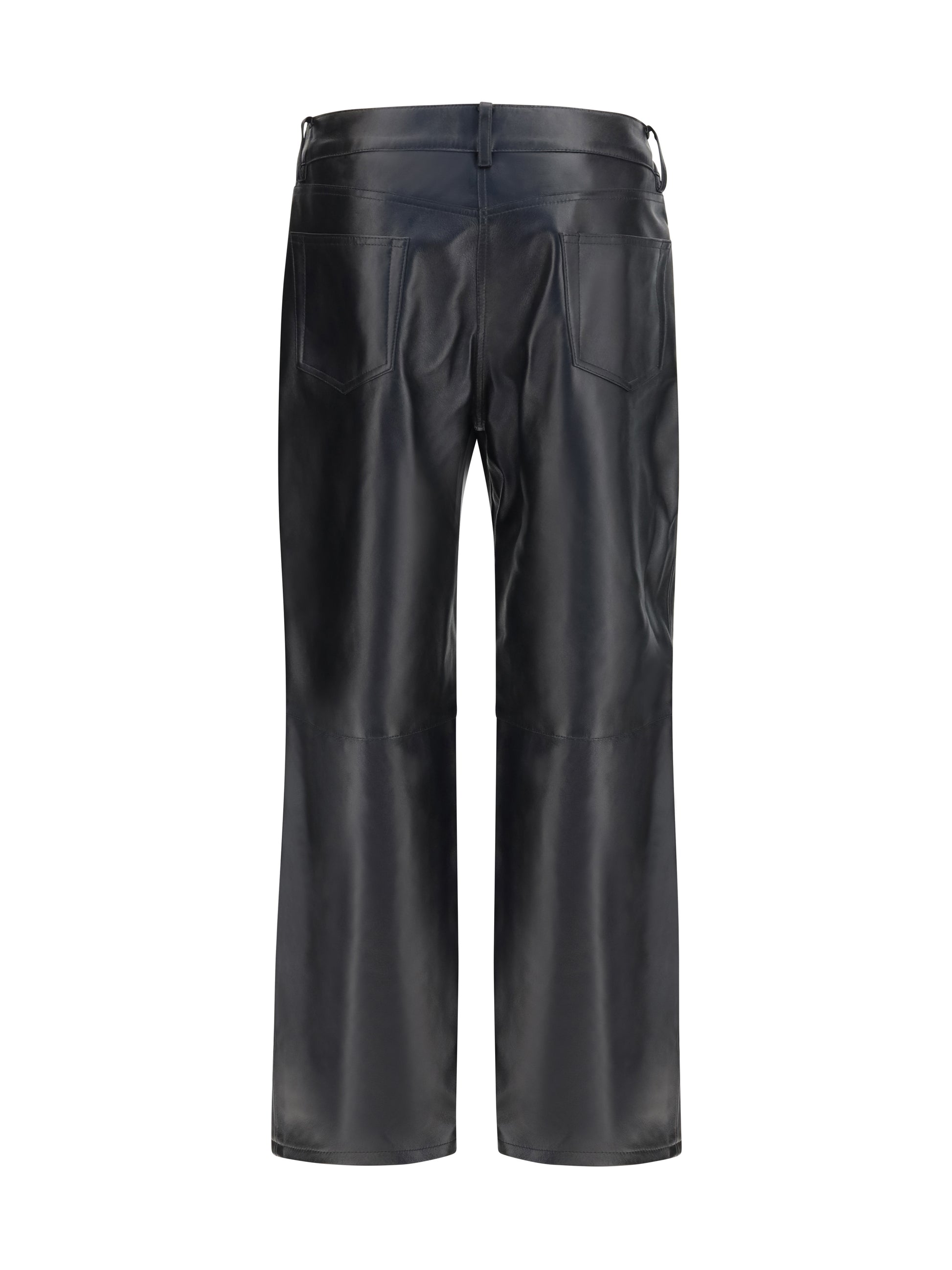 Magda Butrym Women Straight-Leg Leather Pants MAGDA BUTRYM