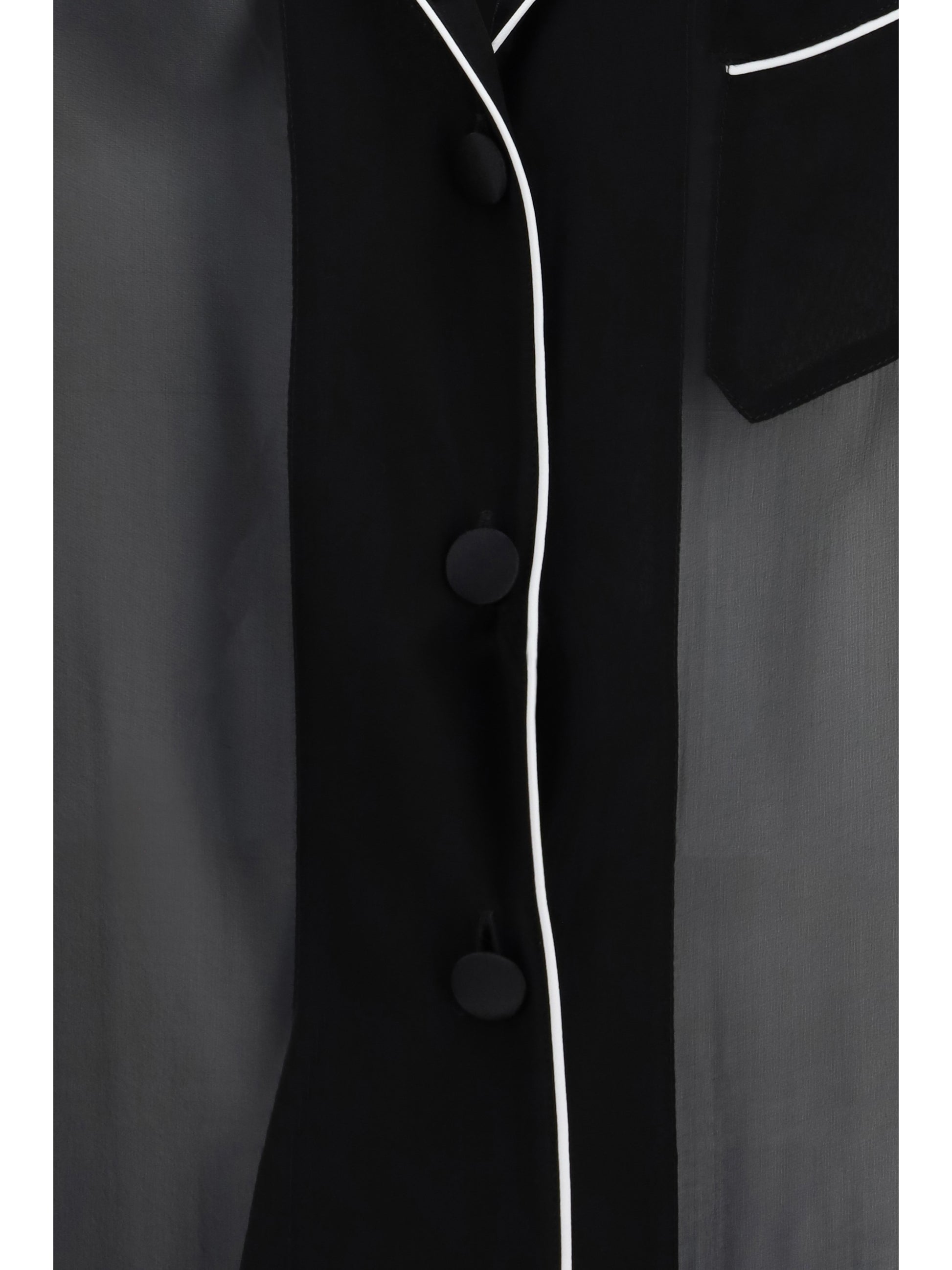 Dolce & Gabbana Women Chiffon Shirt DOLCE & GABBANA