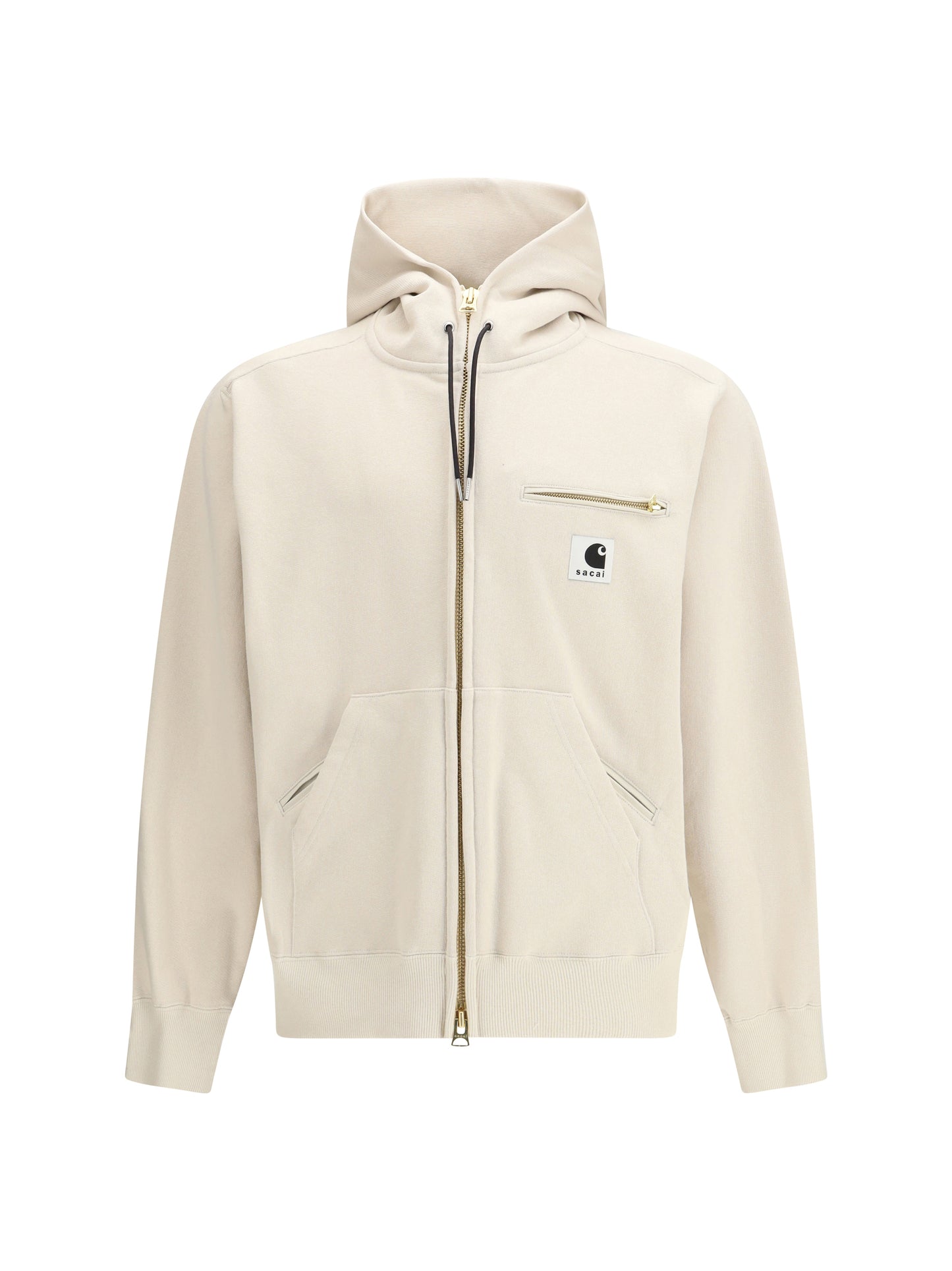 Sacai Men Cotton Jersey Hoodie By Sacai + Carhartt Wip SACAI