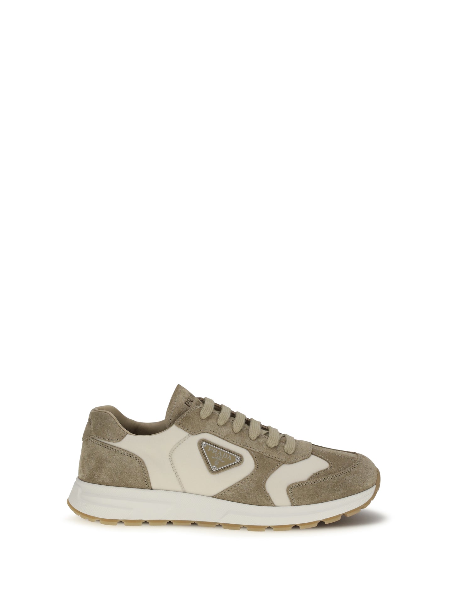 Prada Men Prax Sneakers In Suede And Re-Nylon PRADA