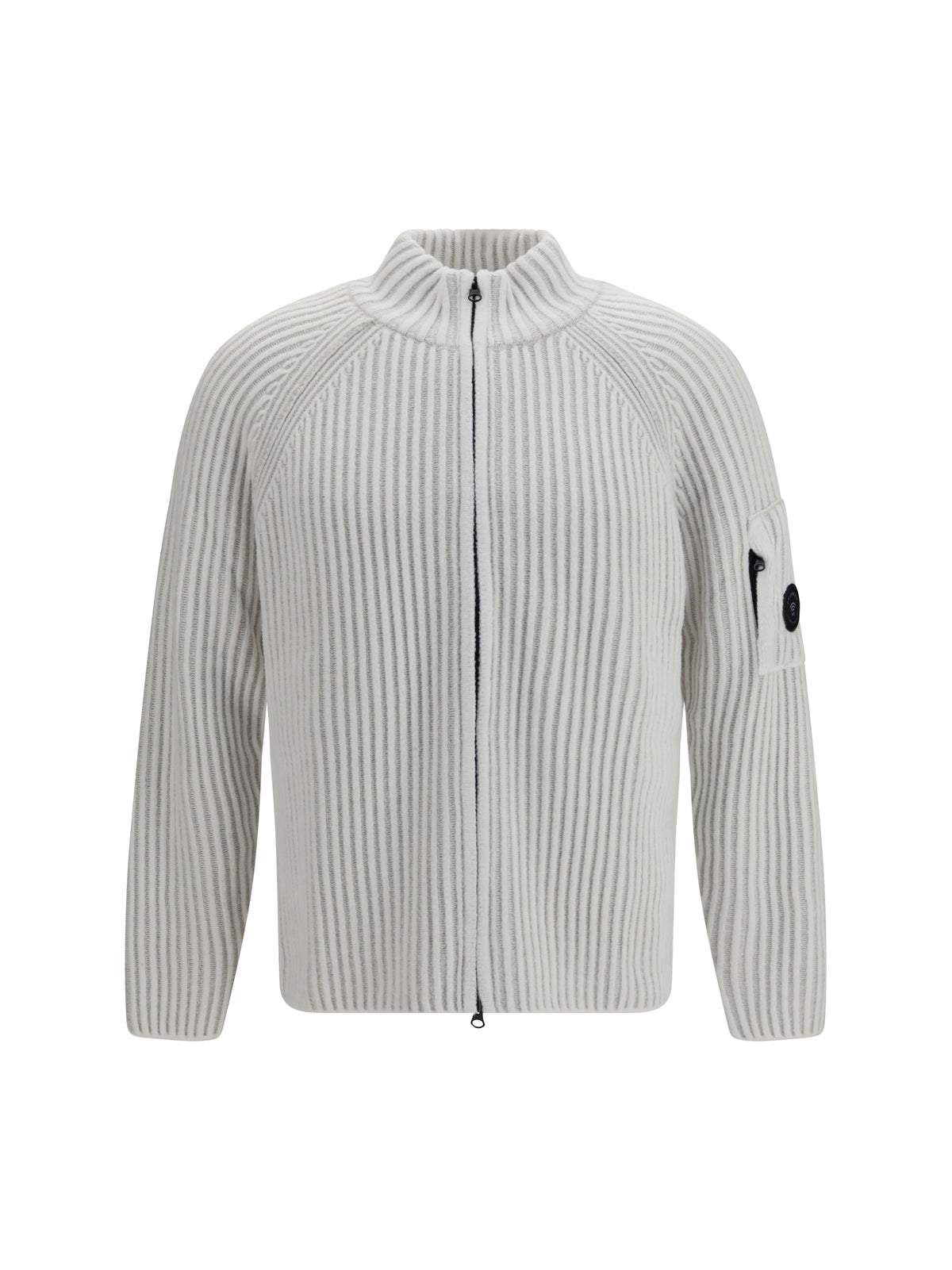 C.P. Company Men Ribbed Wool-Blend Cardigan C.P. COMPANY