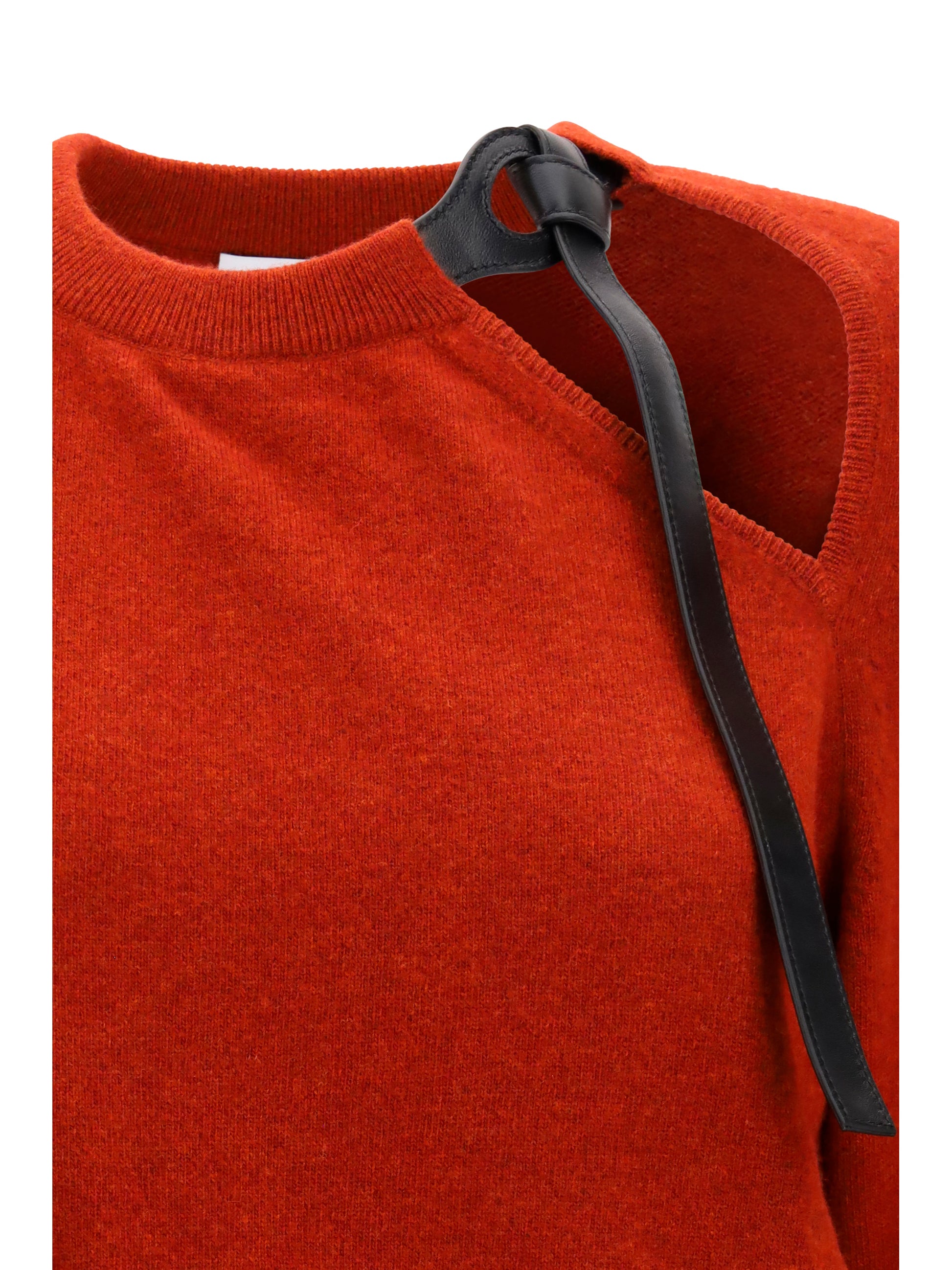 Ferragamo Women Crewneck Sweater With Cut-Out Detail FERRAGAMO