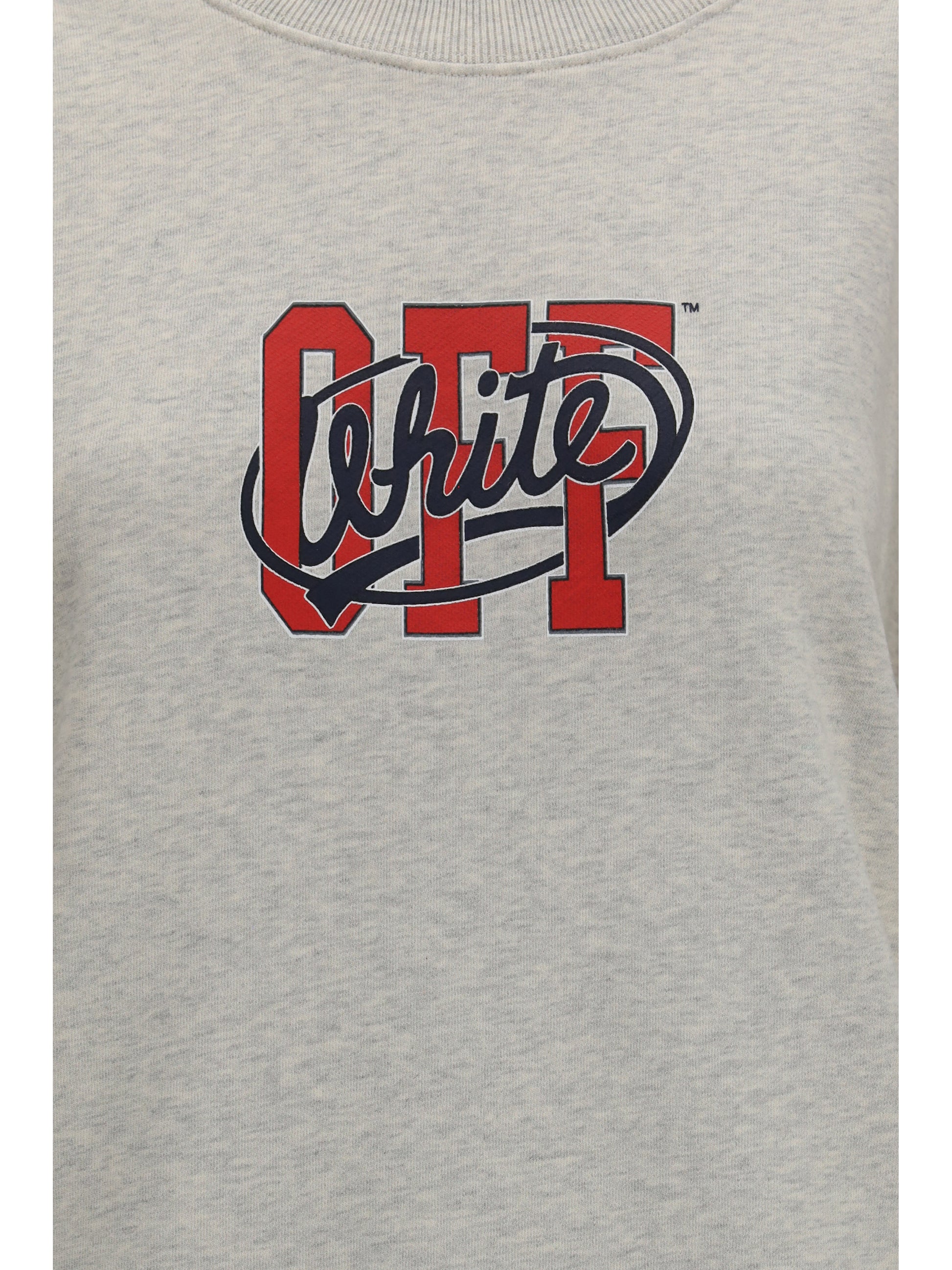 Off-White Women Off College Crewneck Sweatshirt OFF-WHITE