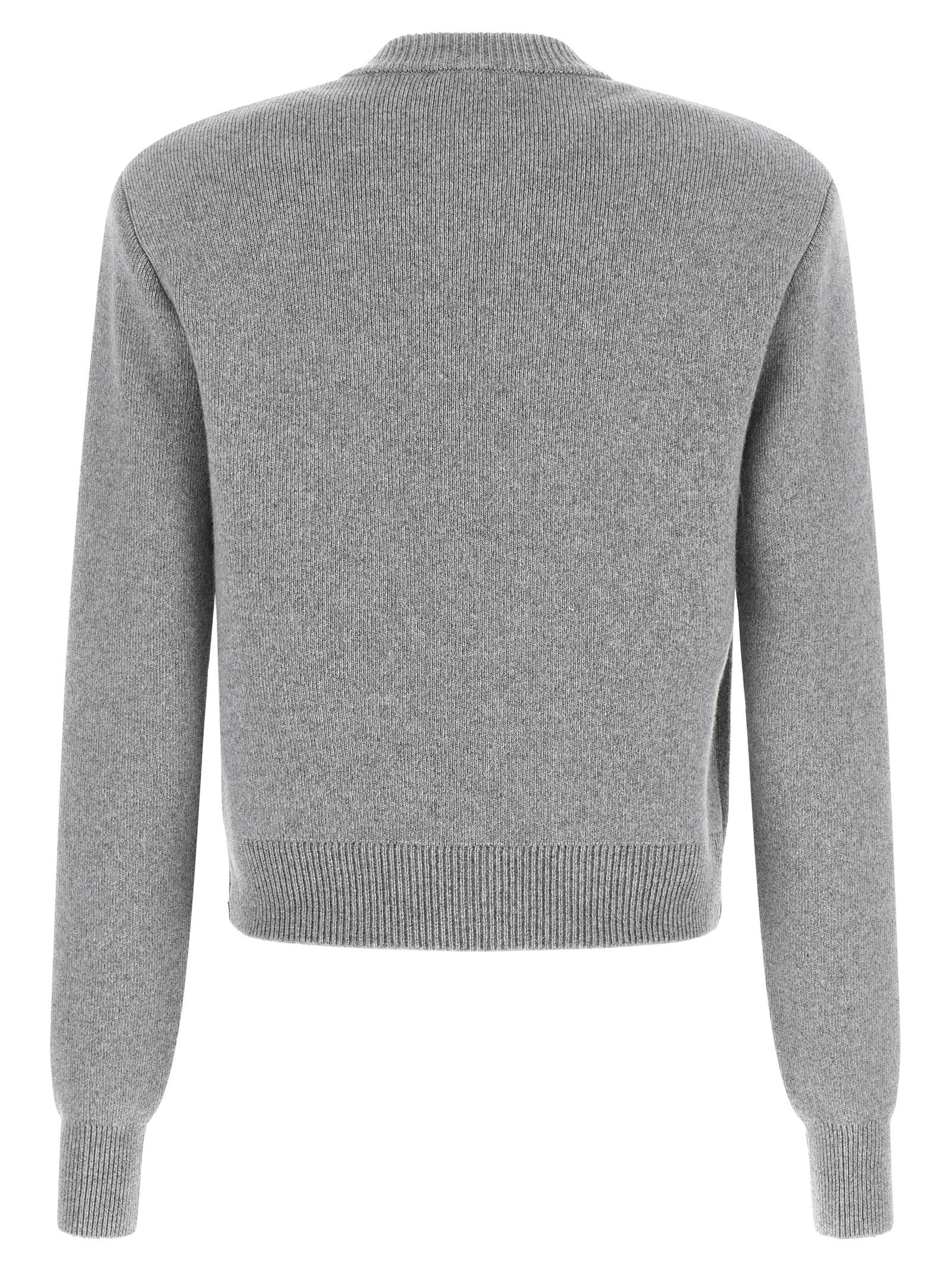 Balmain Women Sculpture Button Crew Neck Cardigan BALMAIN