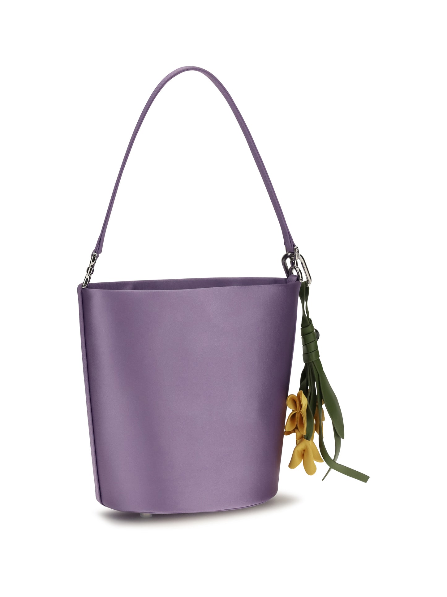 Self-Portrait Women Satin Bucket Bag SELF-PORTRAIT