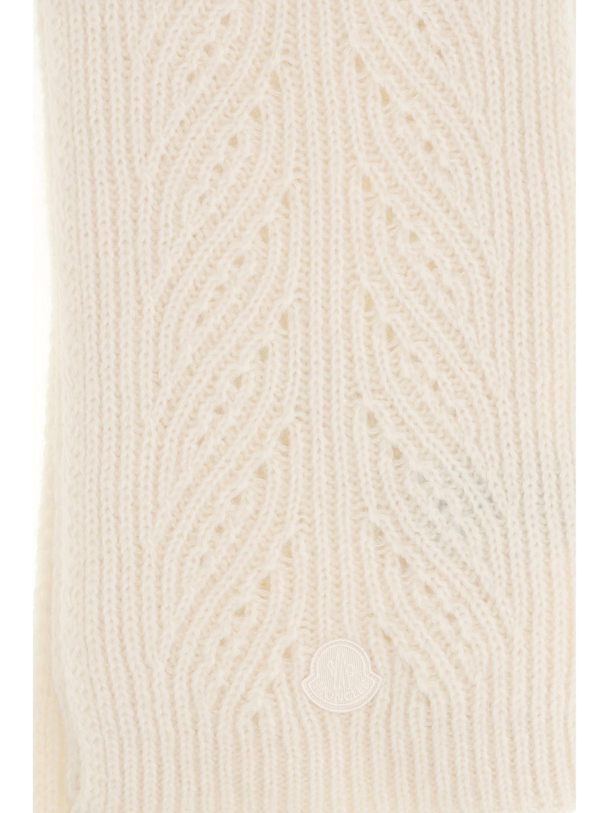 Moncler Women Tricot Alpaca And Cashmere-Blend Scarf MONCLER