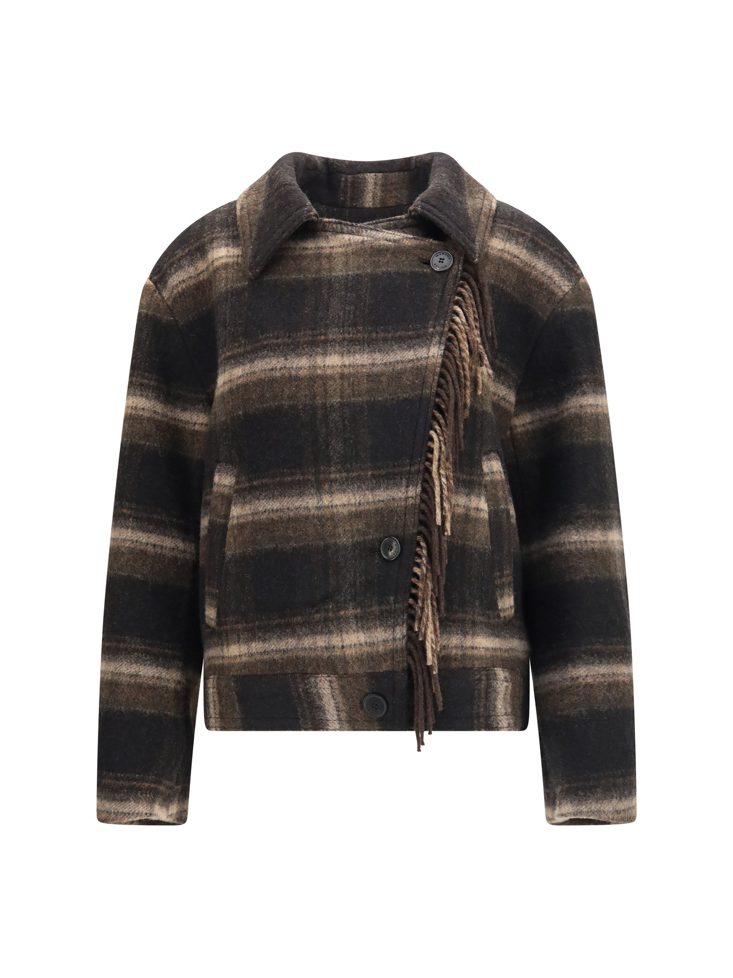 Marant Etoile Women Galeane Wool-Blend Short Coat ISABEL MARANT ETOILE