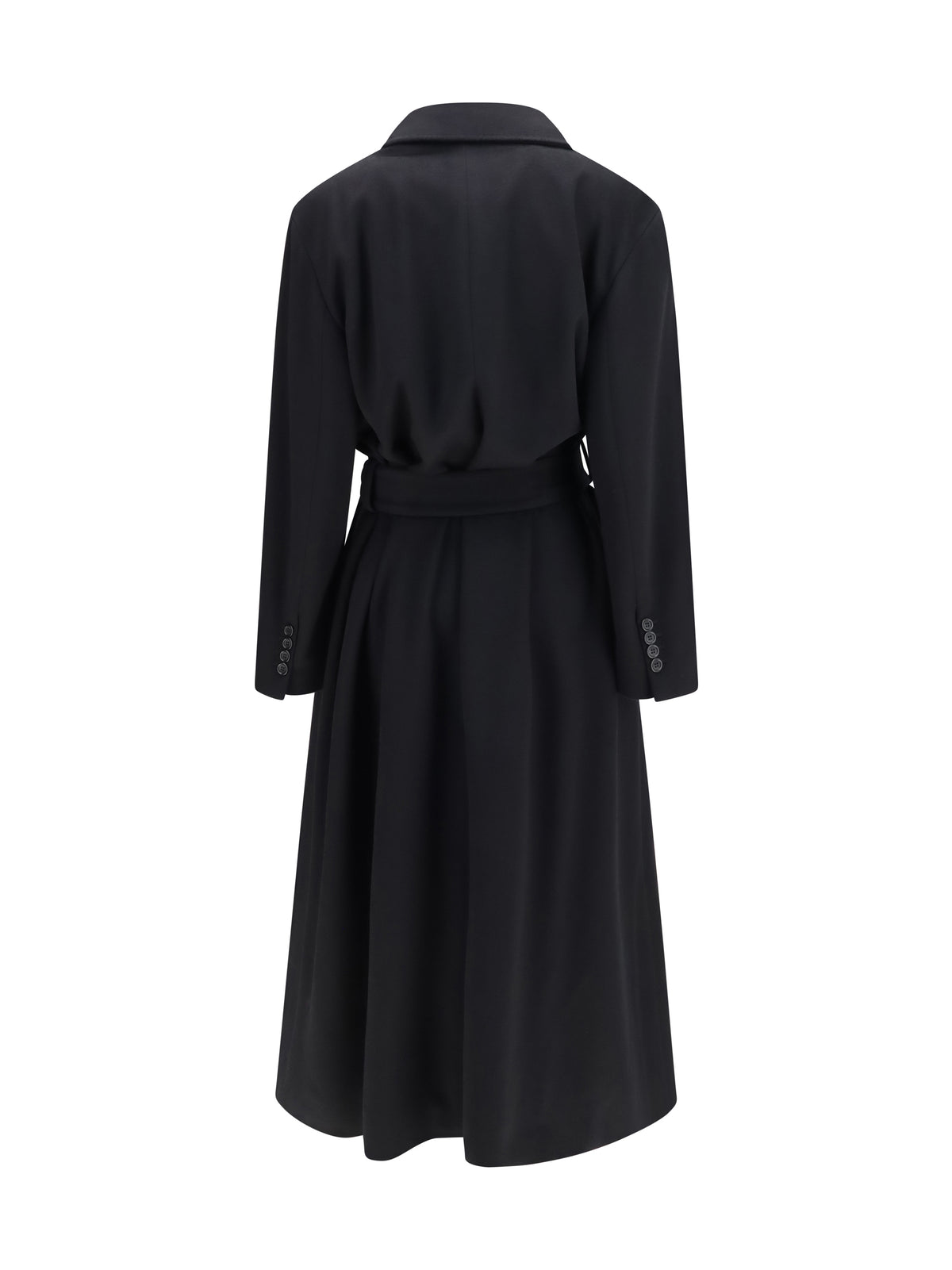 Dolce & Gabbana Women Long Virgin Wool Coat DOLCE & GABBANA