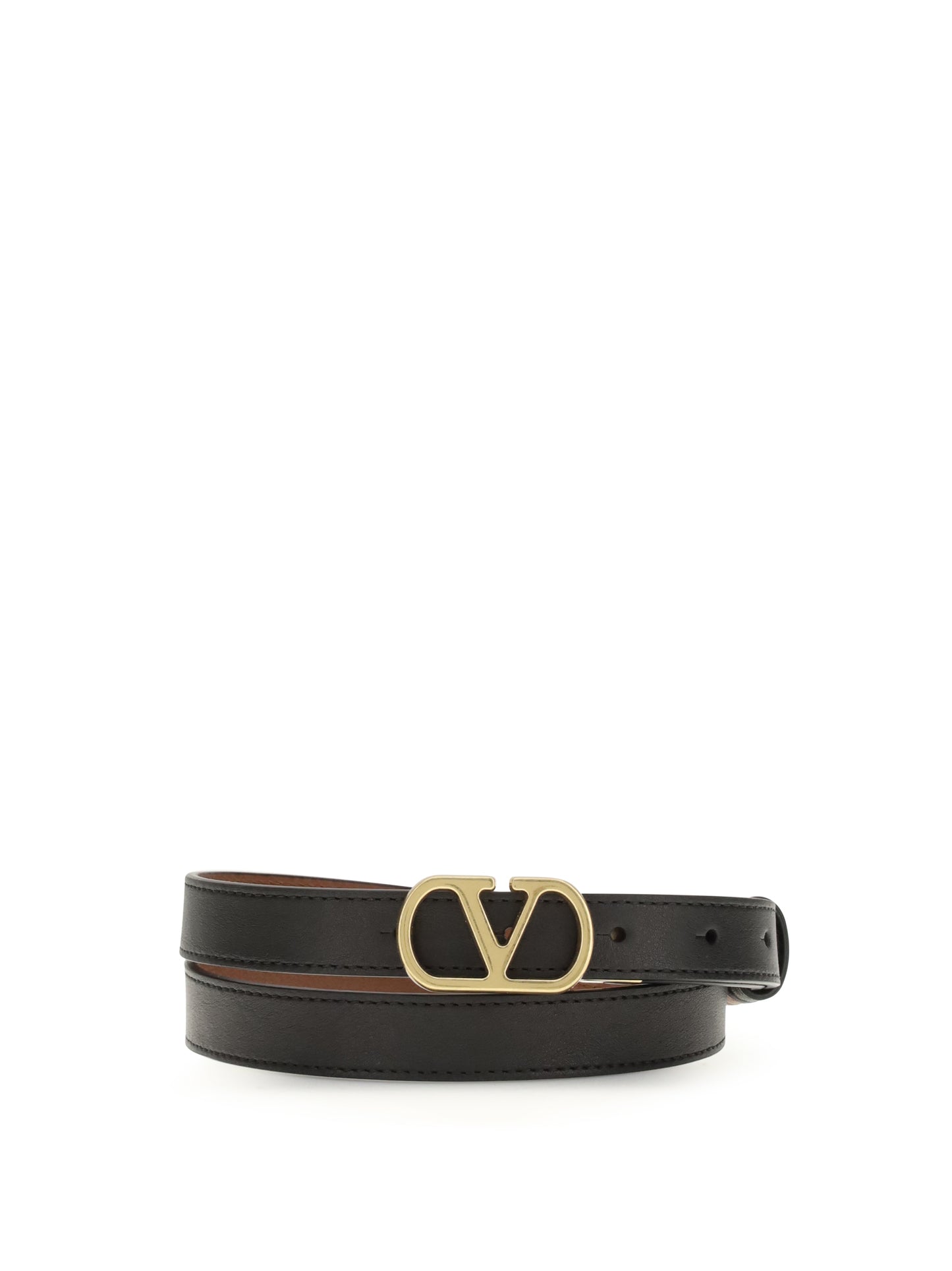 Valentino Garavani Women Smooth Leather Reversible Belt VALENTINO GARAVANI