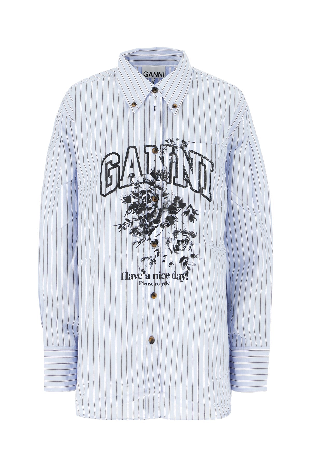 Ganni Woman Clothing Shirts GANNI
