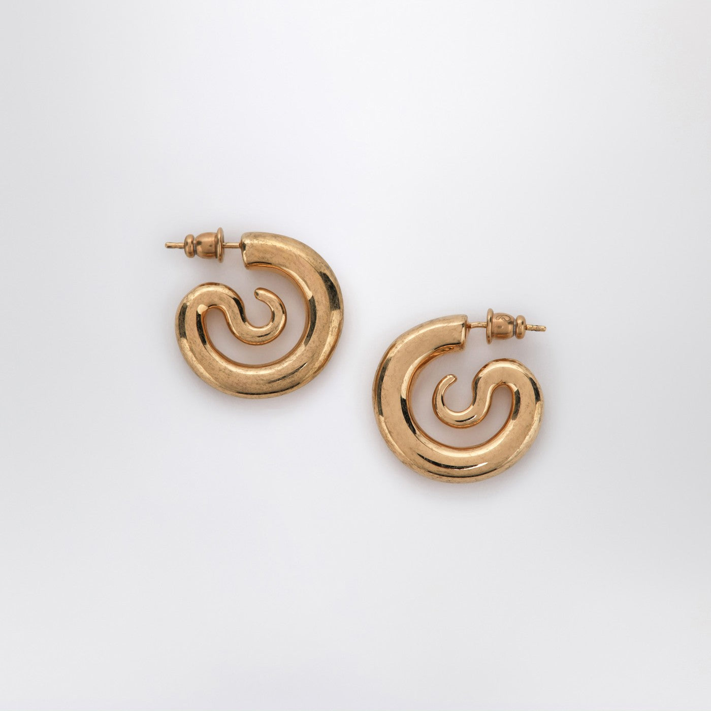 Panconesi Serpent Hoops Extra Small Earrings In Gold Tone Women PANCONESI