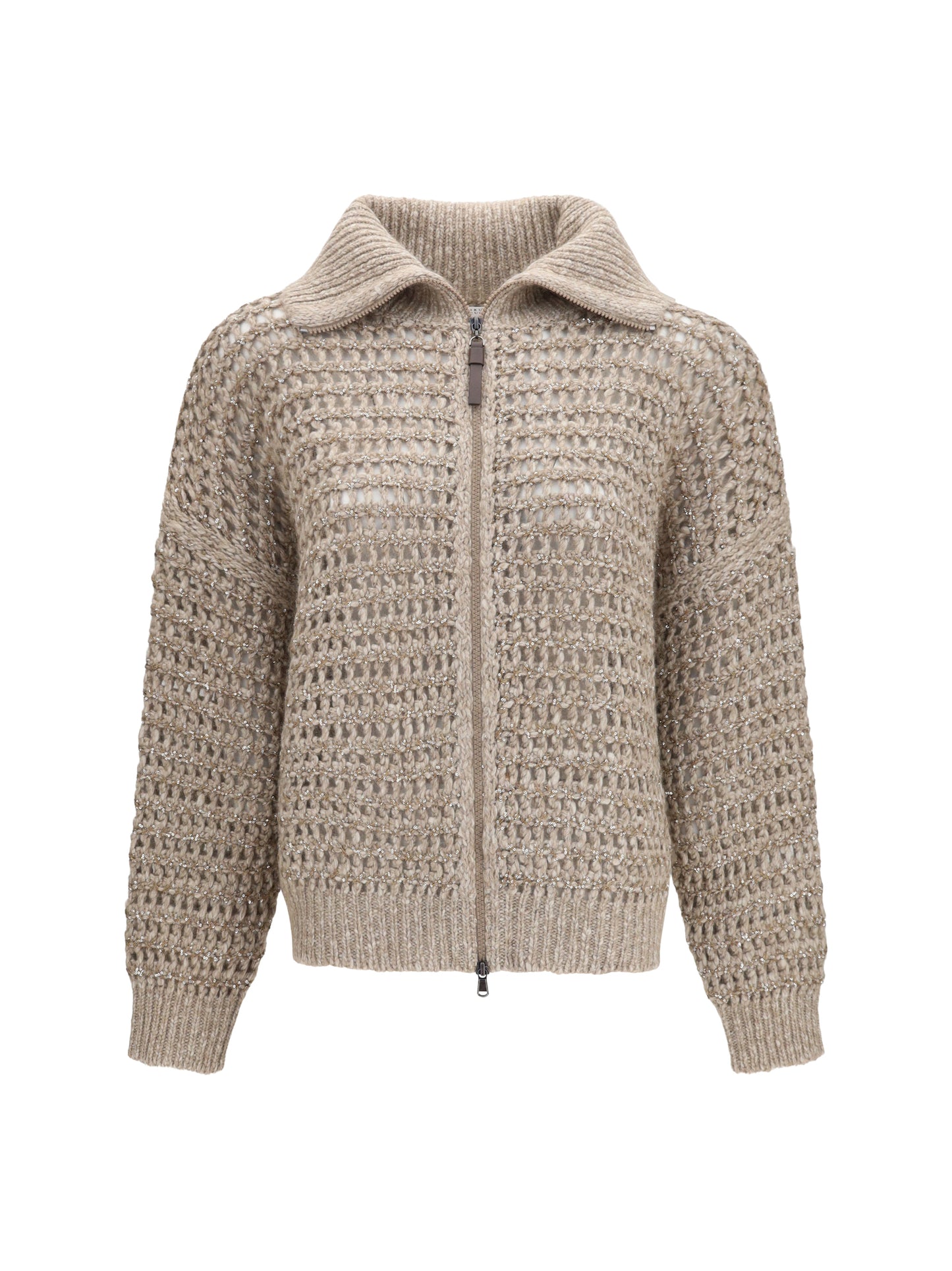 Brunello Cucinelli Women Cashmere Cardigan With Central Pocket BRUNELLO CUCINELLI