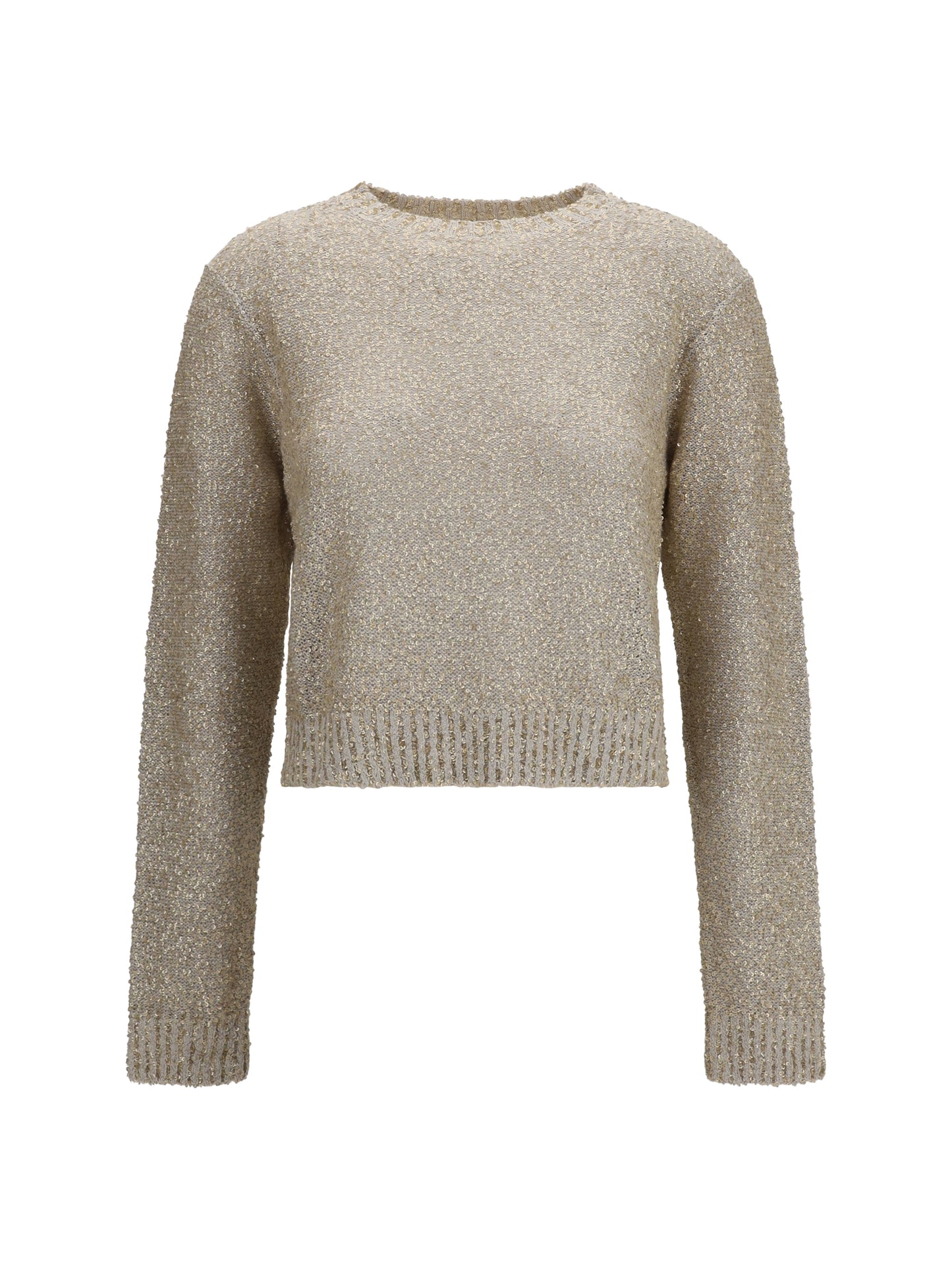 Brunello Cucinelli Women Long-Sleeve Sequin Sweater BRUNELLO CUCINELLI
