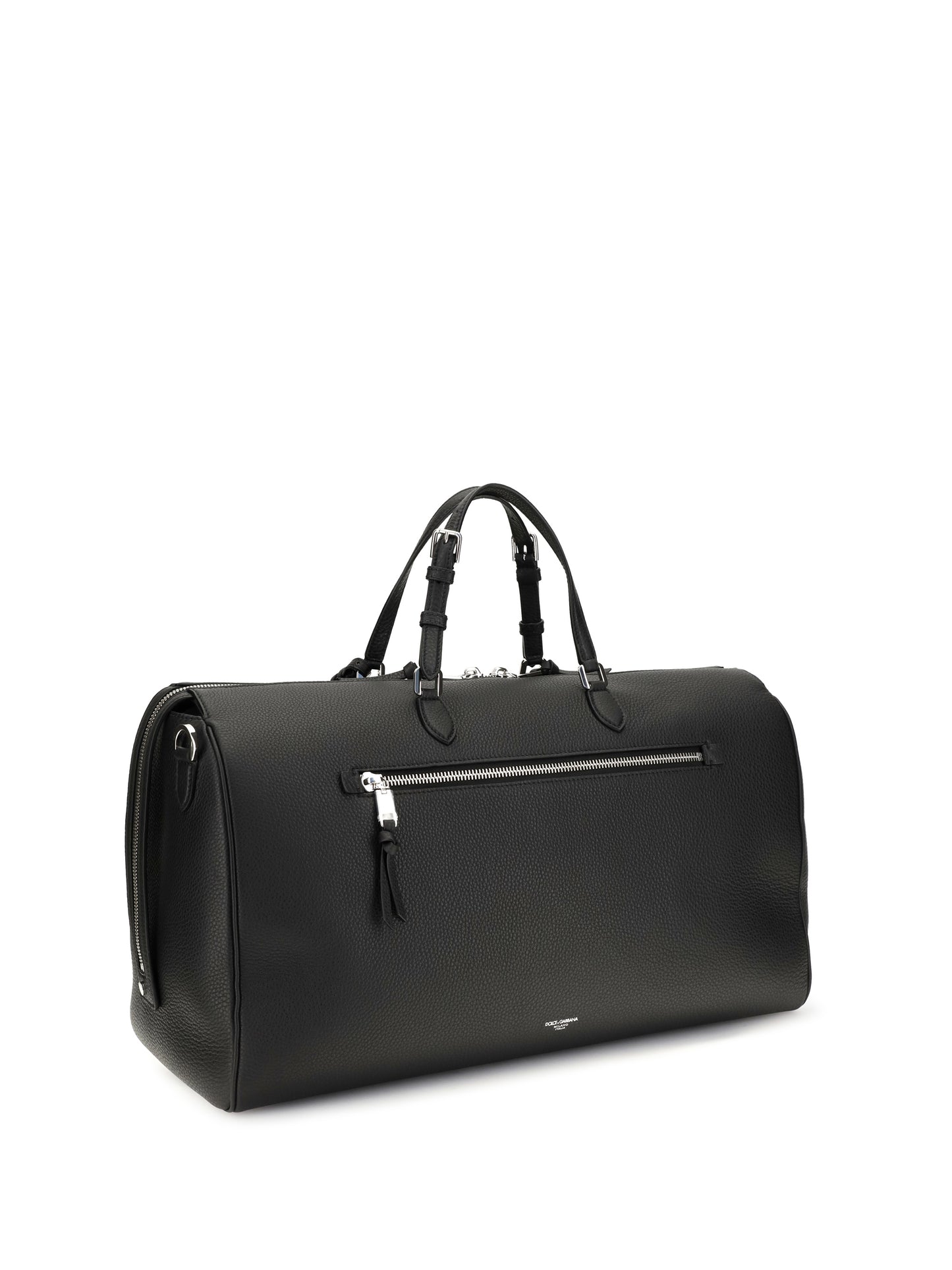 Dolce & Gabbana Men Vittoria Calfskin Travel Bag DOLCE & GABBANA