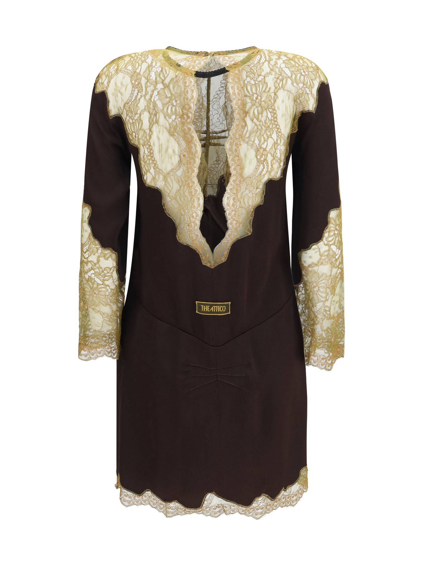 The Attico Women Lace Mini Dress THE ATTICO