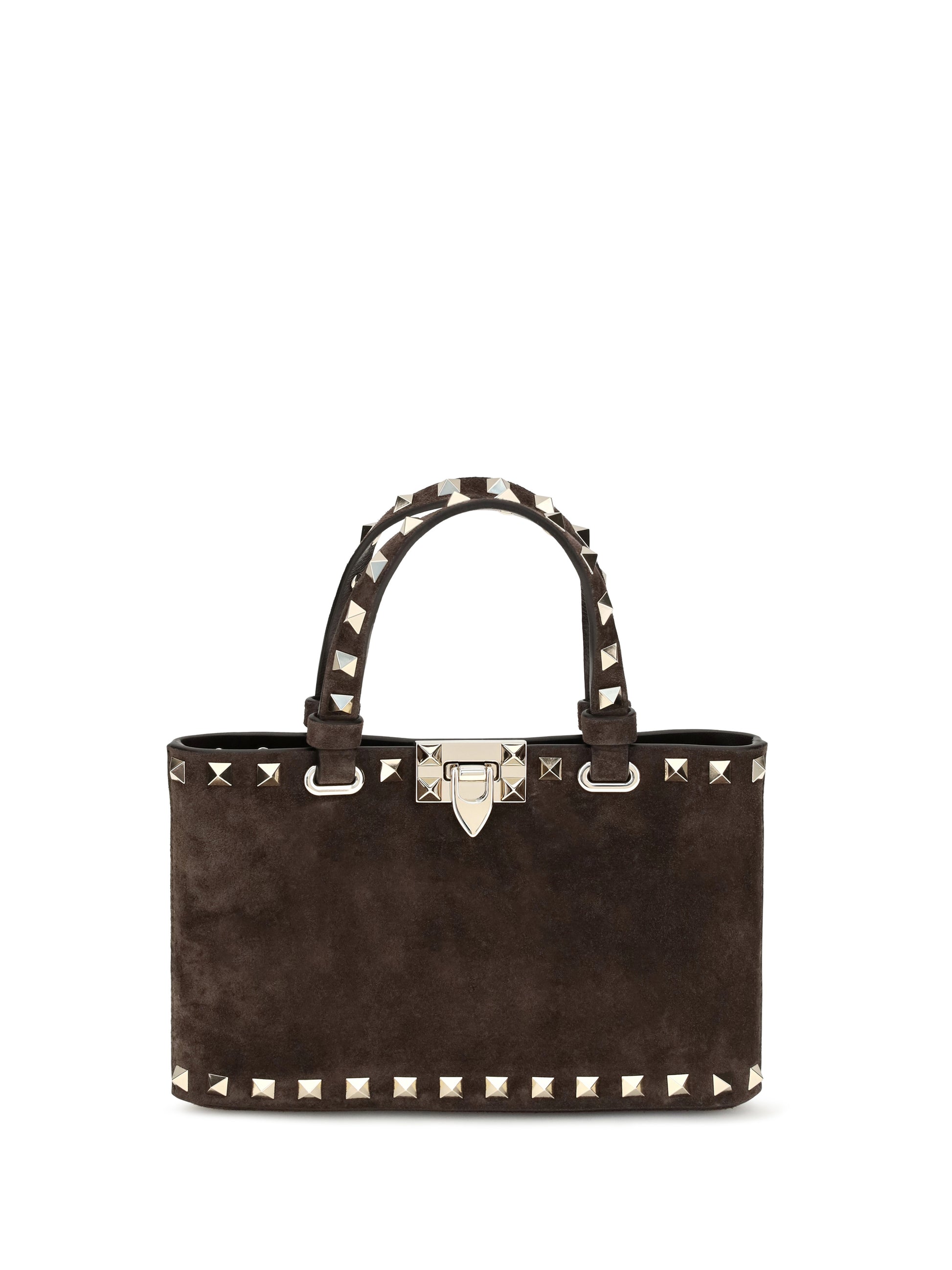 Valentino Garavani Women Suede Rockstud Mini Handbag VALENTINO GARAVANI