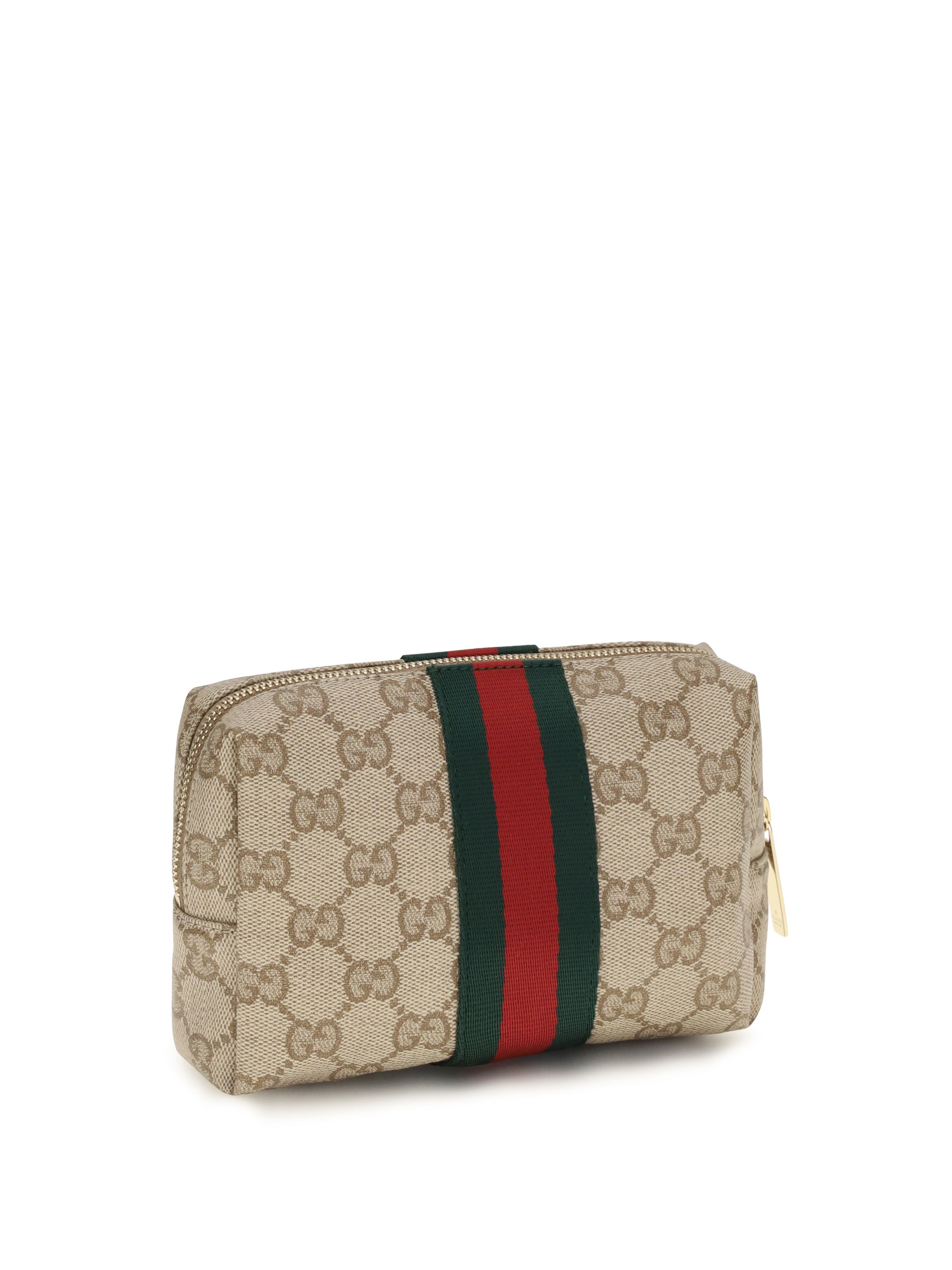 Gucci Women Medium Beauty Case With Web Stripe GUCCI