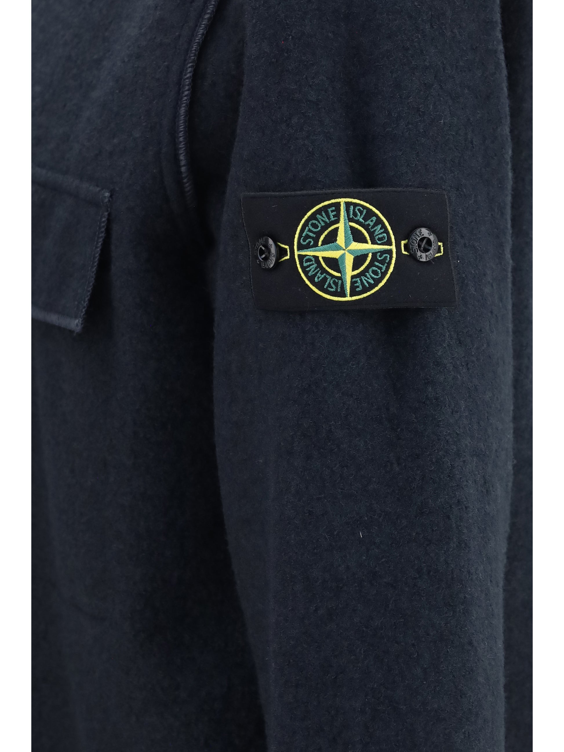Stone Island Men Wool-Blend Shirt STONE ISLAND