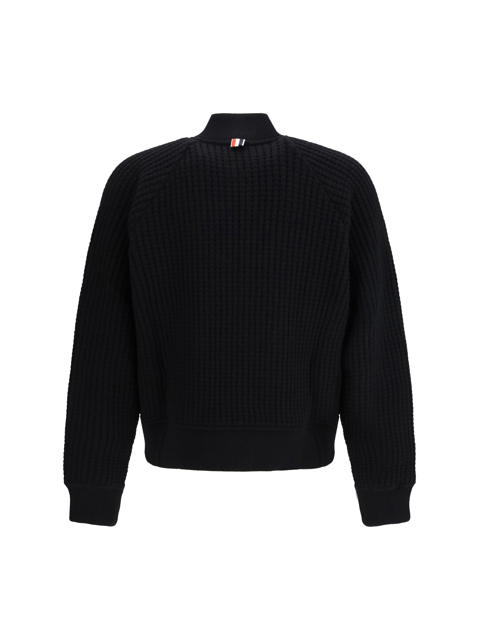 Thom Browne Men Knit Bomber Jacket THOM BROWNE