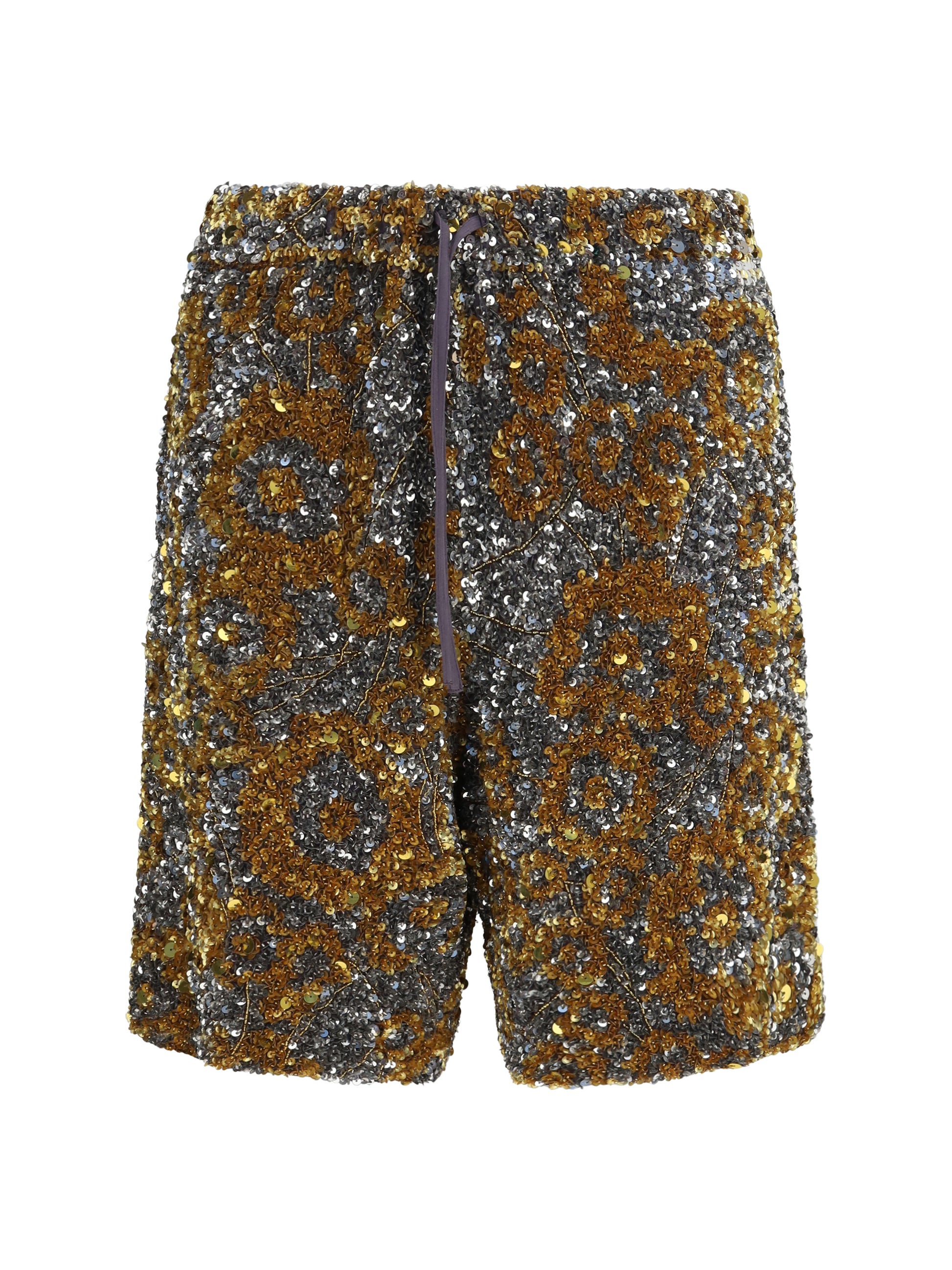Dries Van Noten Men Sequin-Embellished Shorts DRIES VAN NOTEN