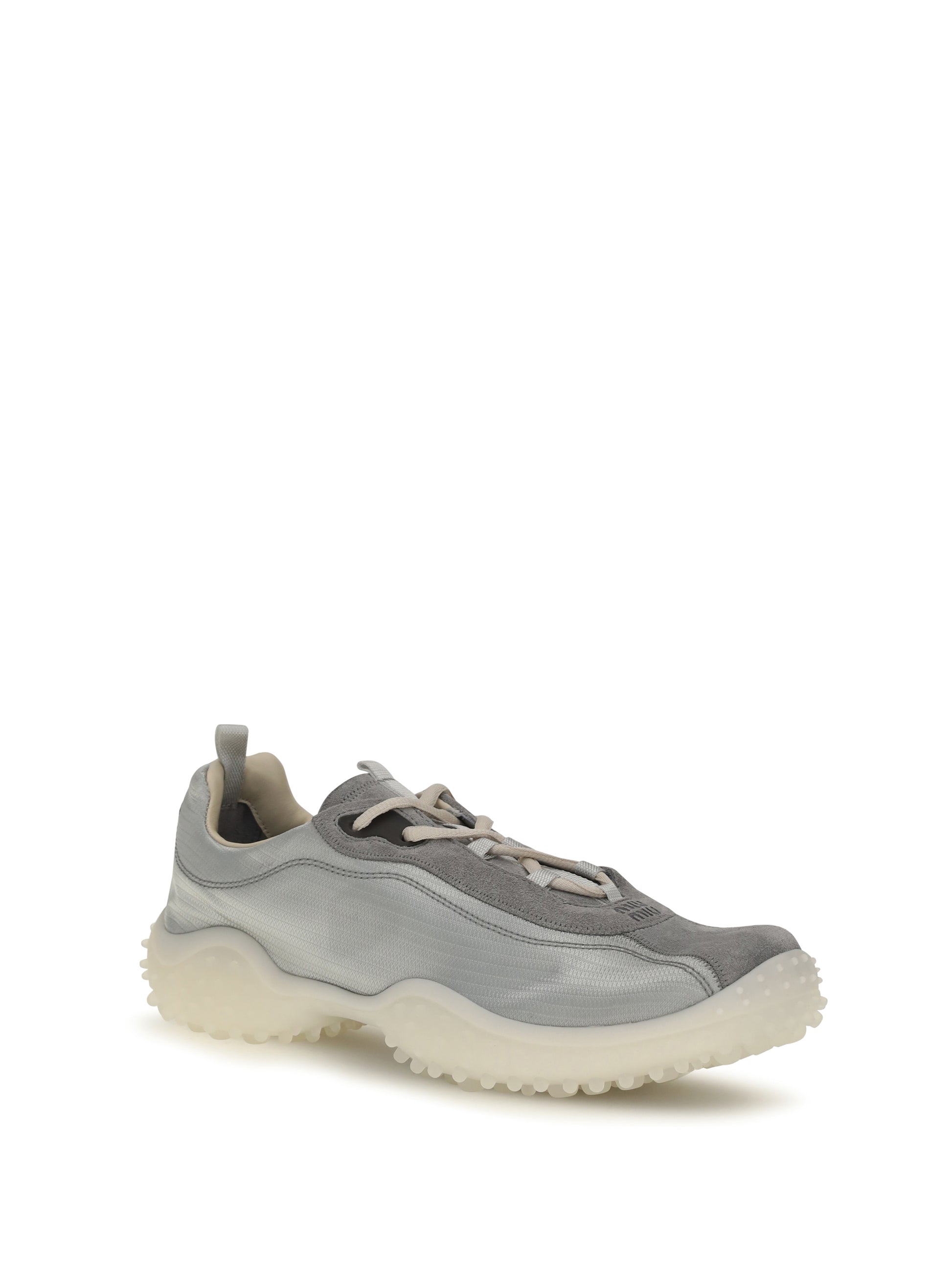 Miu Miu Women Bubble Sneakers In Technical Fabric And Suede MIU MIU