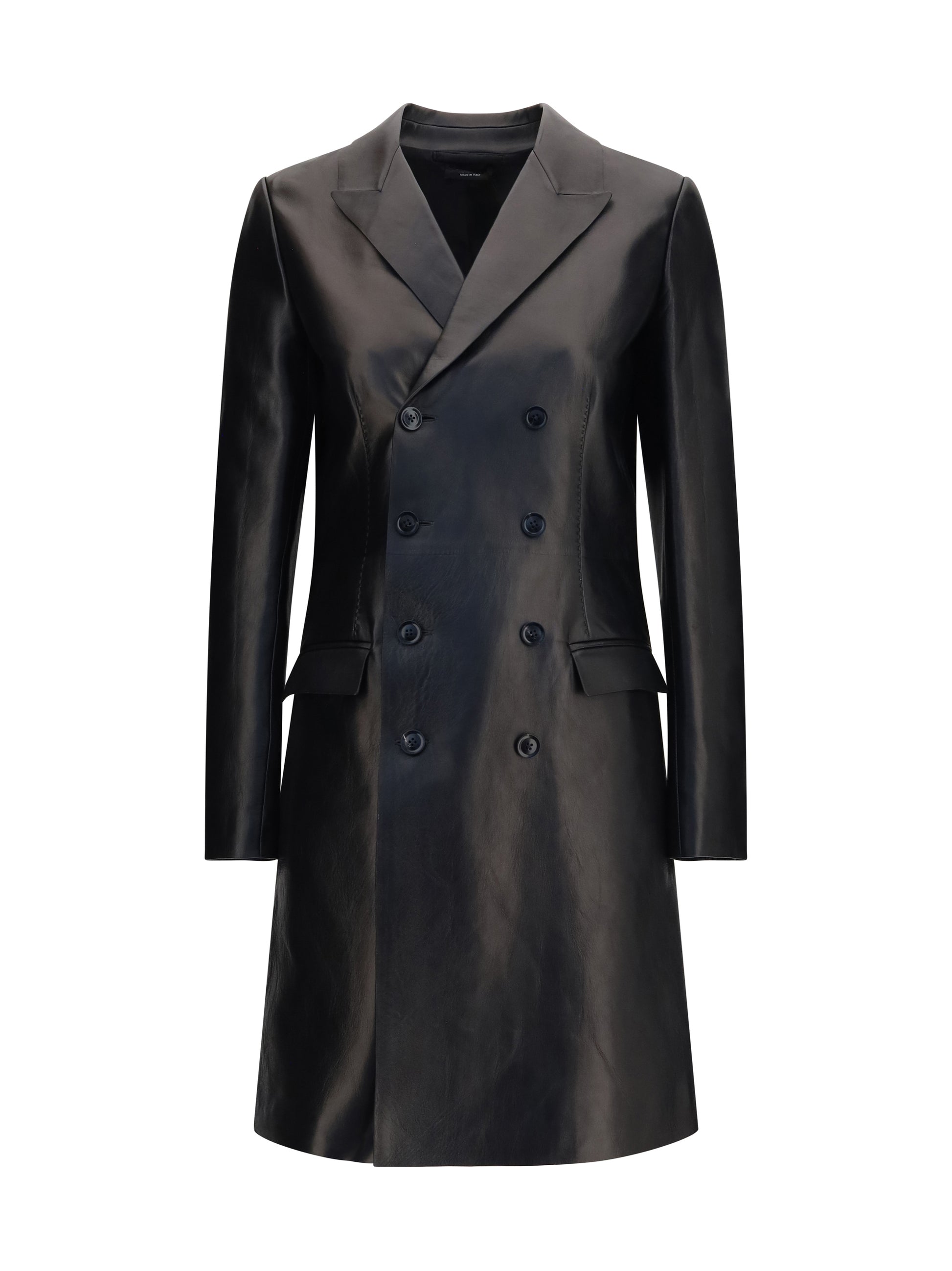 Tom Ford Women Double-Breasted Lambskin Coat TOM FORD