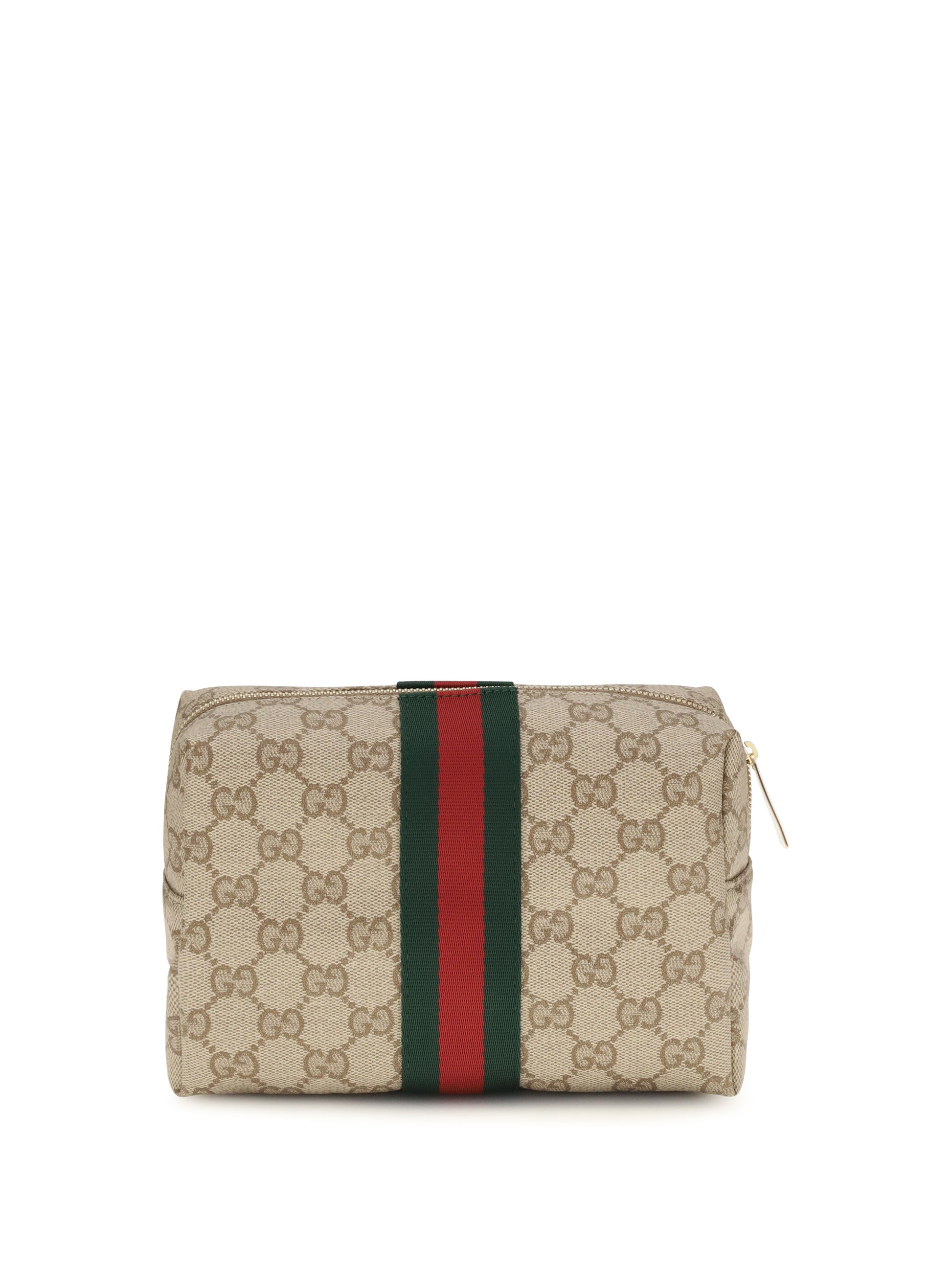 Gucci Women Medium Beauty Case With Web Stripe GUCCI