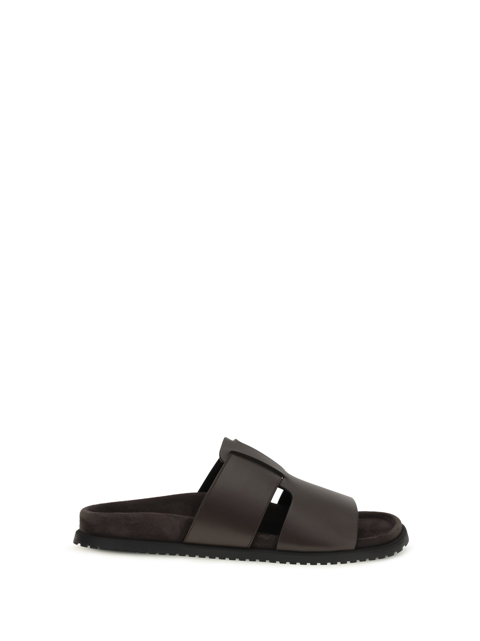 Dolce & Gabbana Men Leather Sandals DOLCE & GABBANA