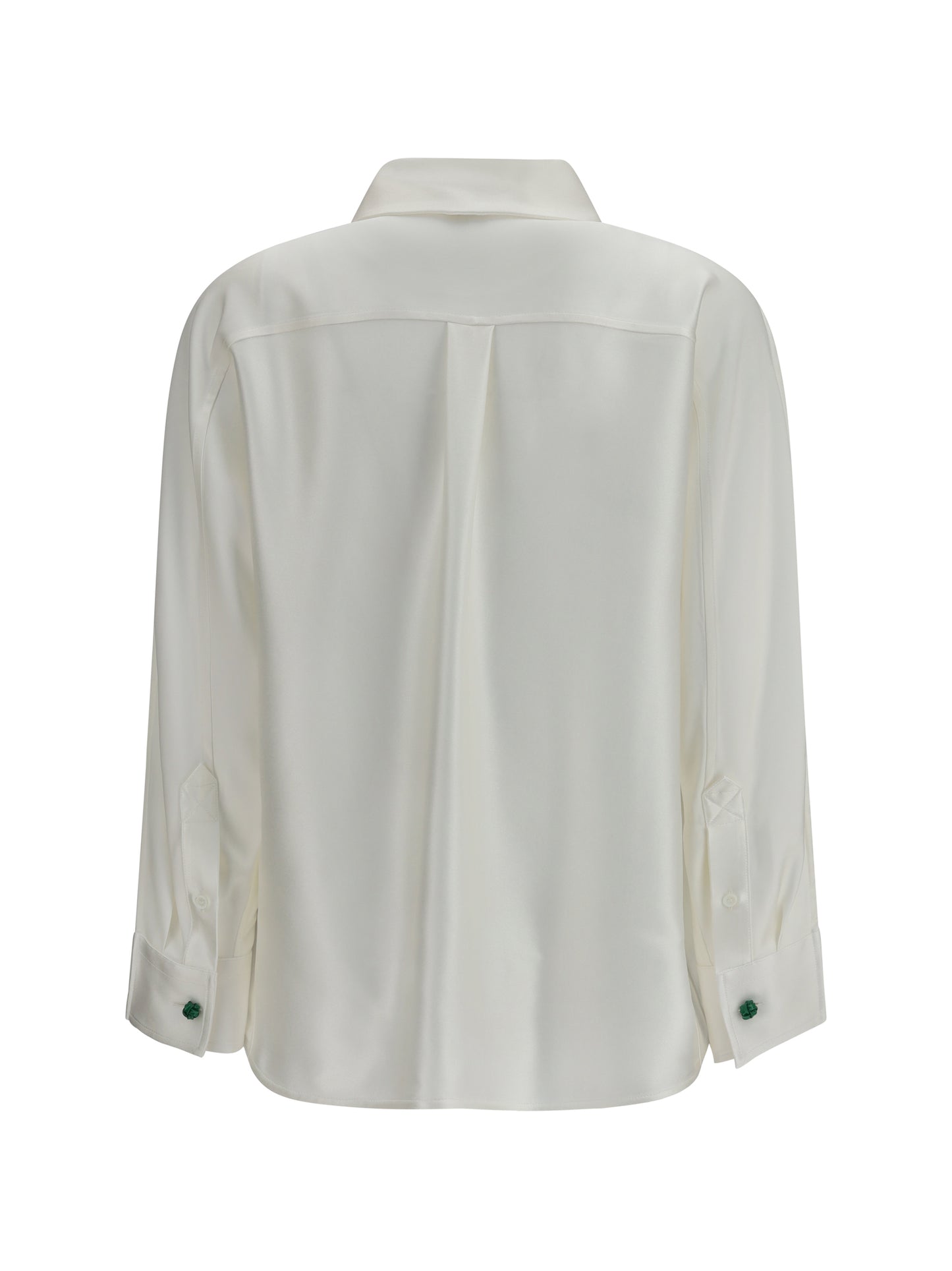 Bottega Veneta Women Oversized Fluid Silk Satin Shirt BOTTEGA VENETA