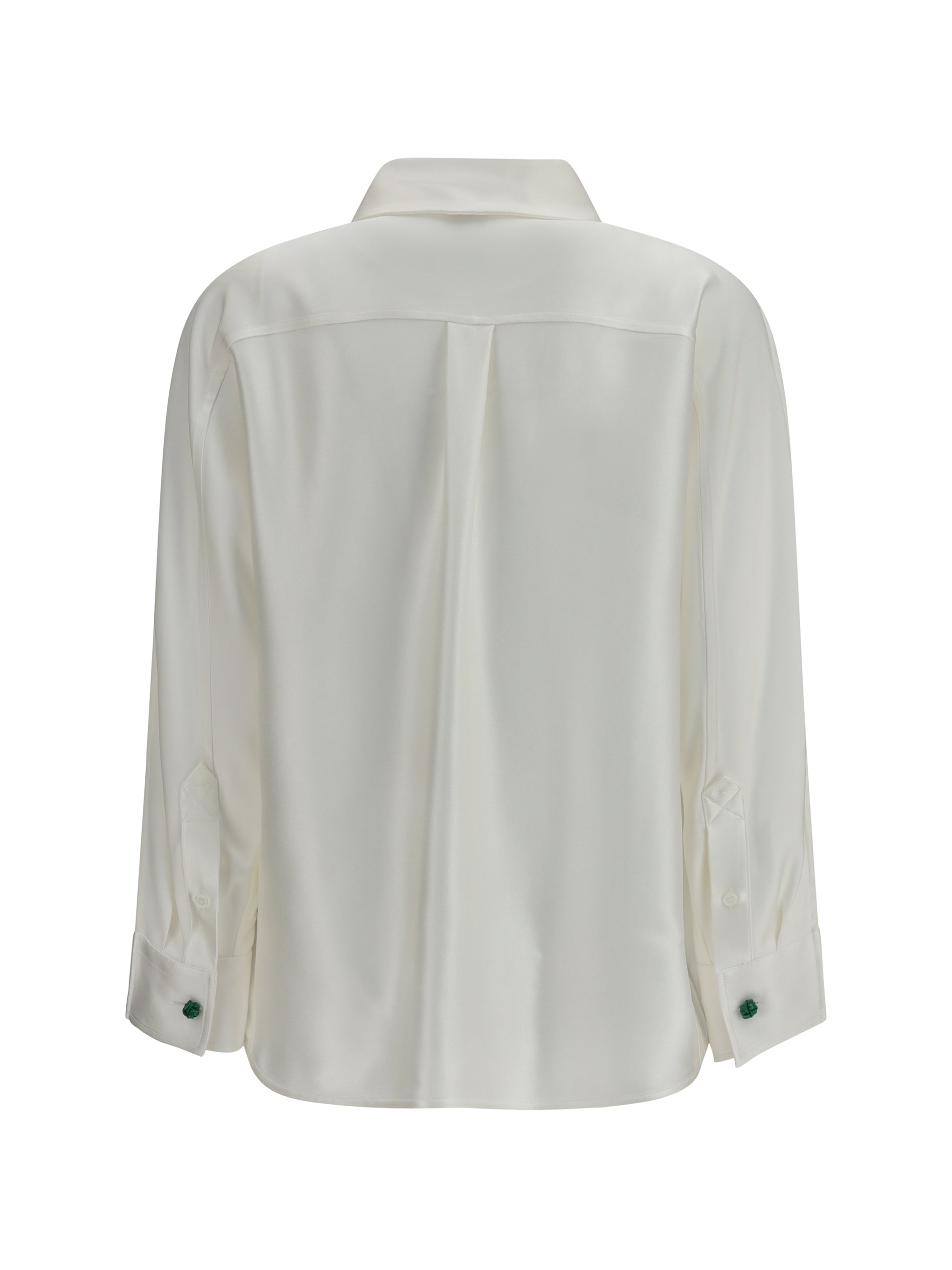 Bottega Veneta Women Oversized Fluid Silk Satin Shirt BOTTEGA VENETA