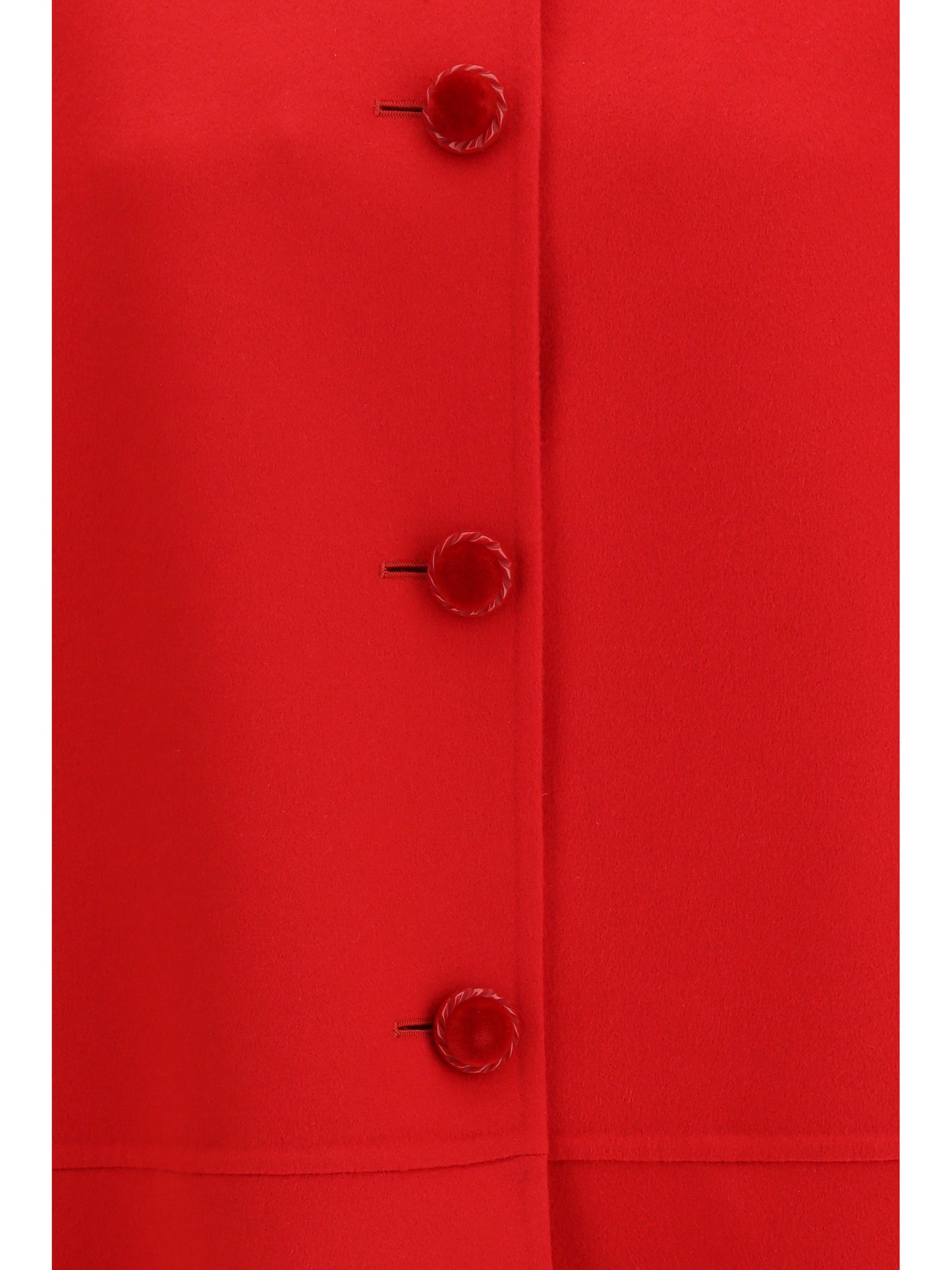 Valentino Women Single-Breasted Compact Drap Coat VALENTINO