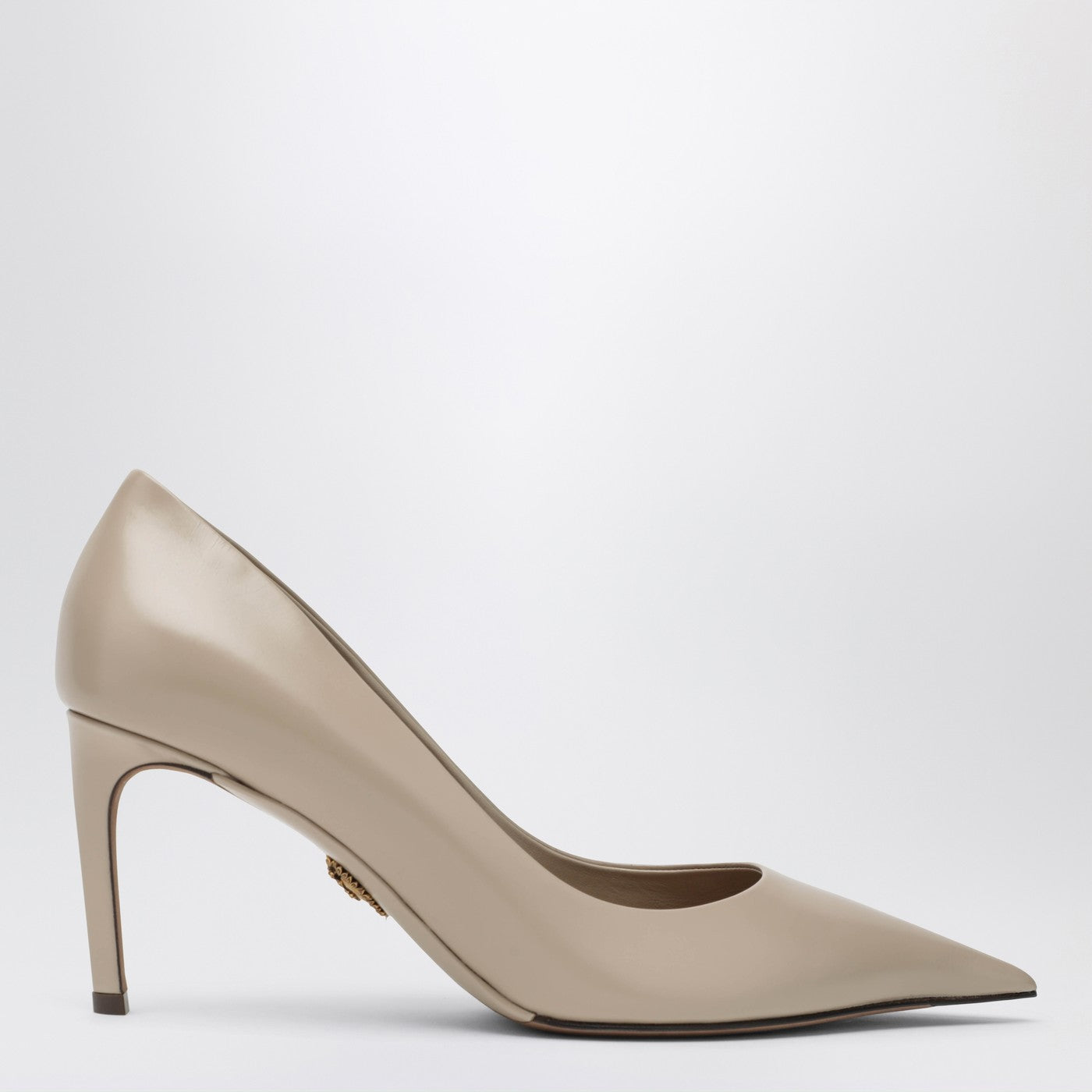 Dolce&Gabbana Beige Calfskin Decollete Devotion Women DOLCE & GABBANA