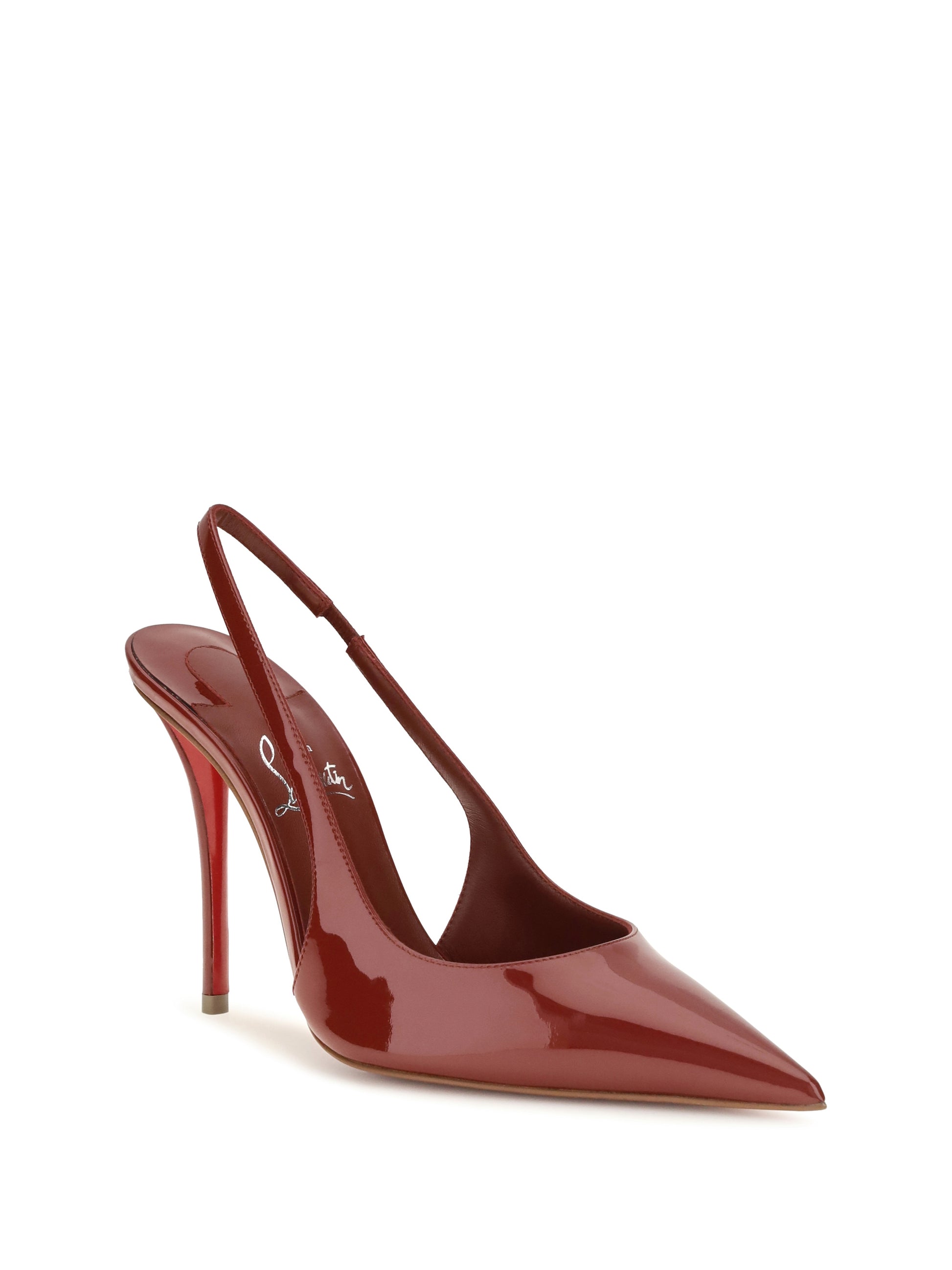 Christian Louboutin Women Miss Z Slingback Patent Leather Pumps CHRISTIAN LOUBOUTIN