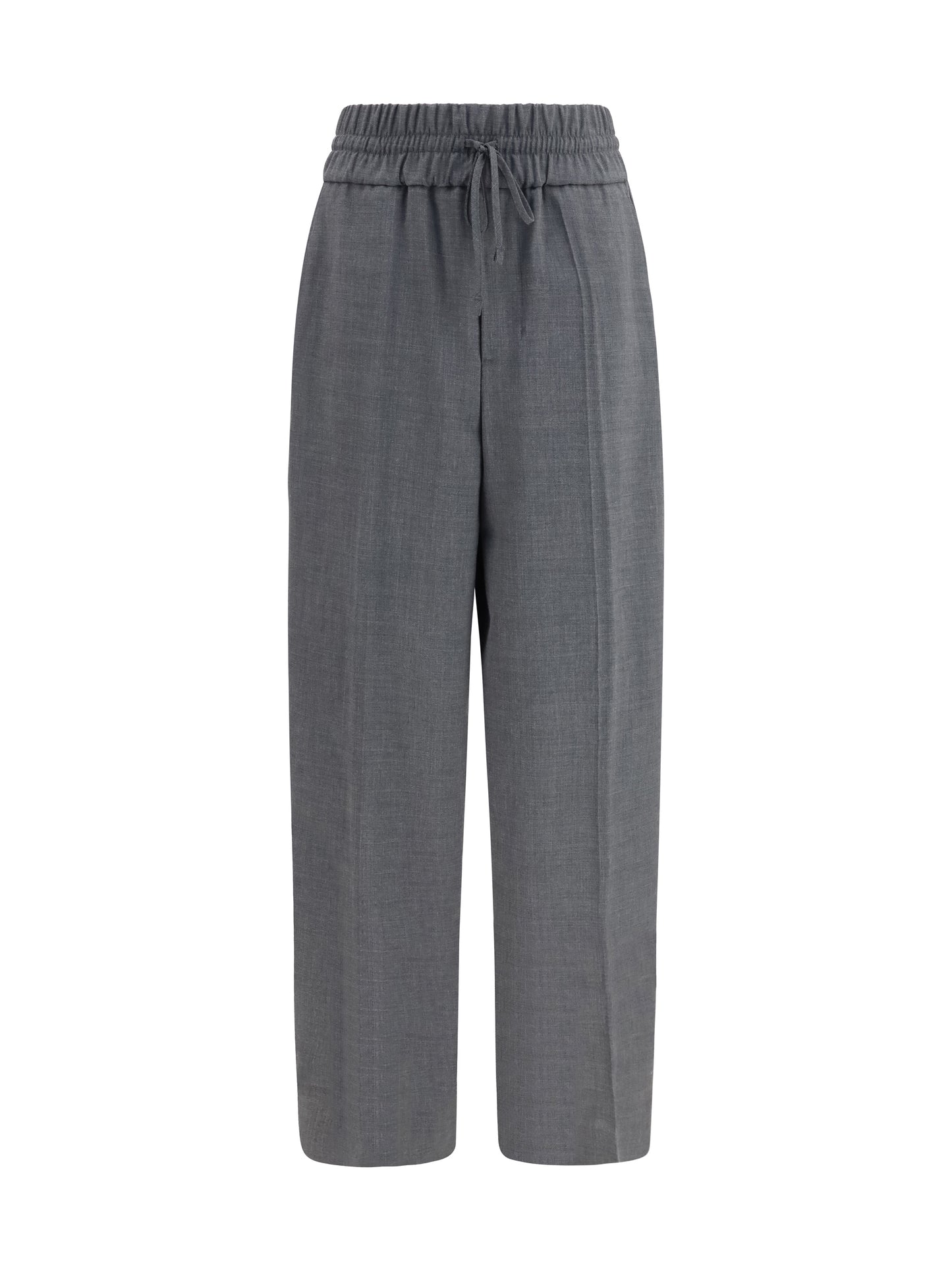 Ami Paris Men Wool Pants With Elasticated Waist AMI PARIS