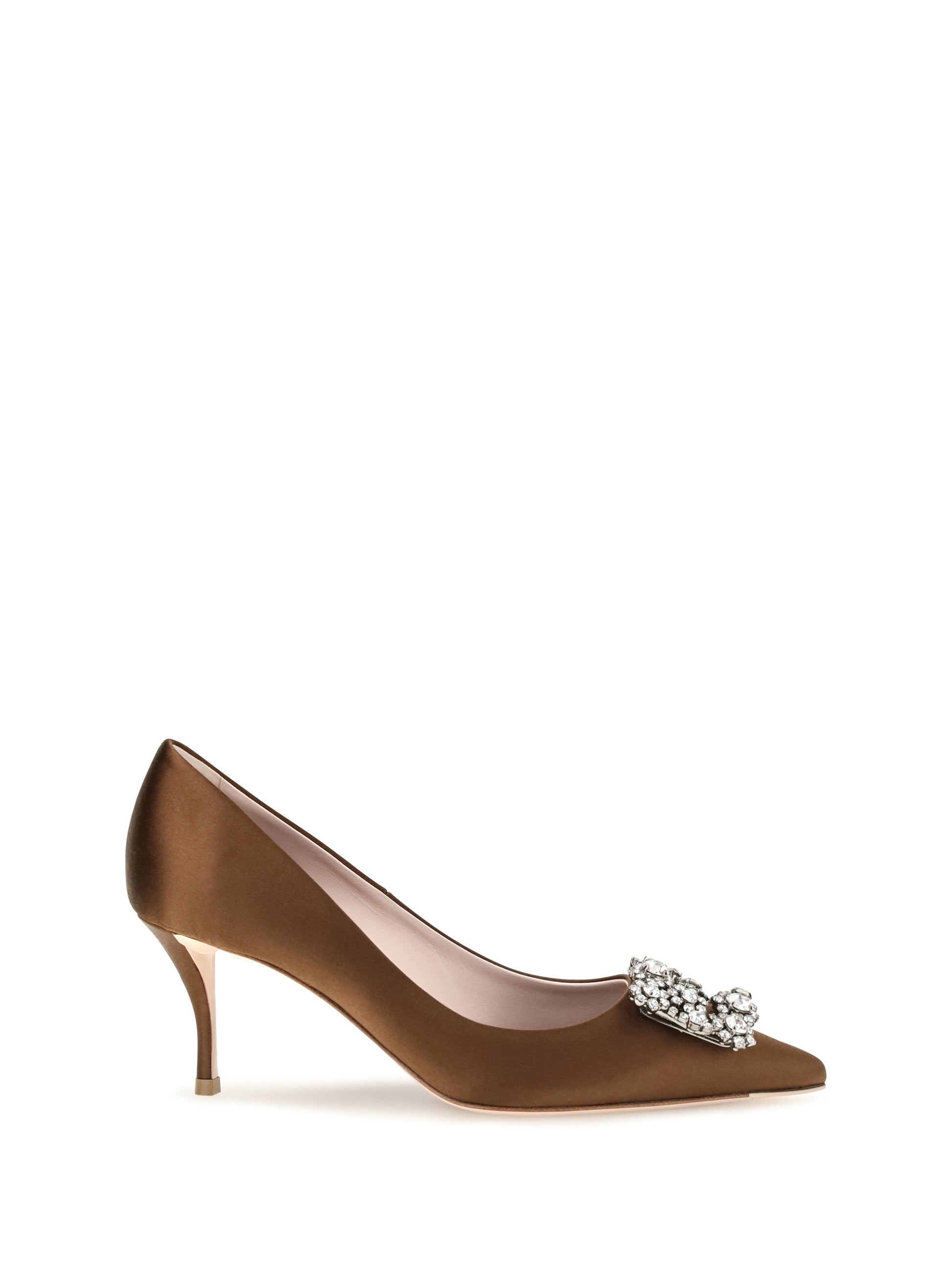 Roger Vivier Women Efflorescence Satin Pumps ROGER VIVIER